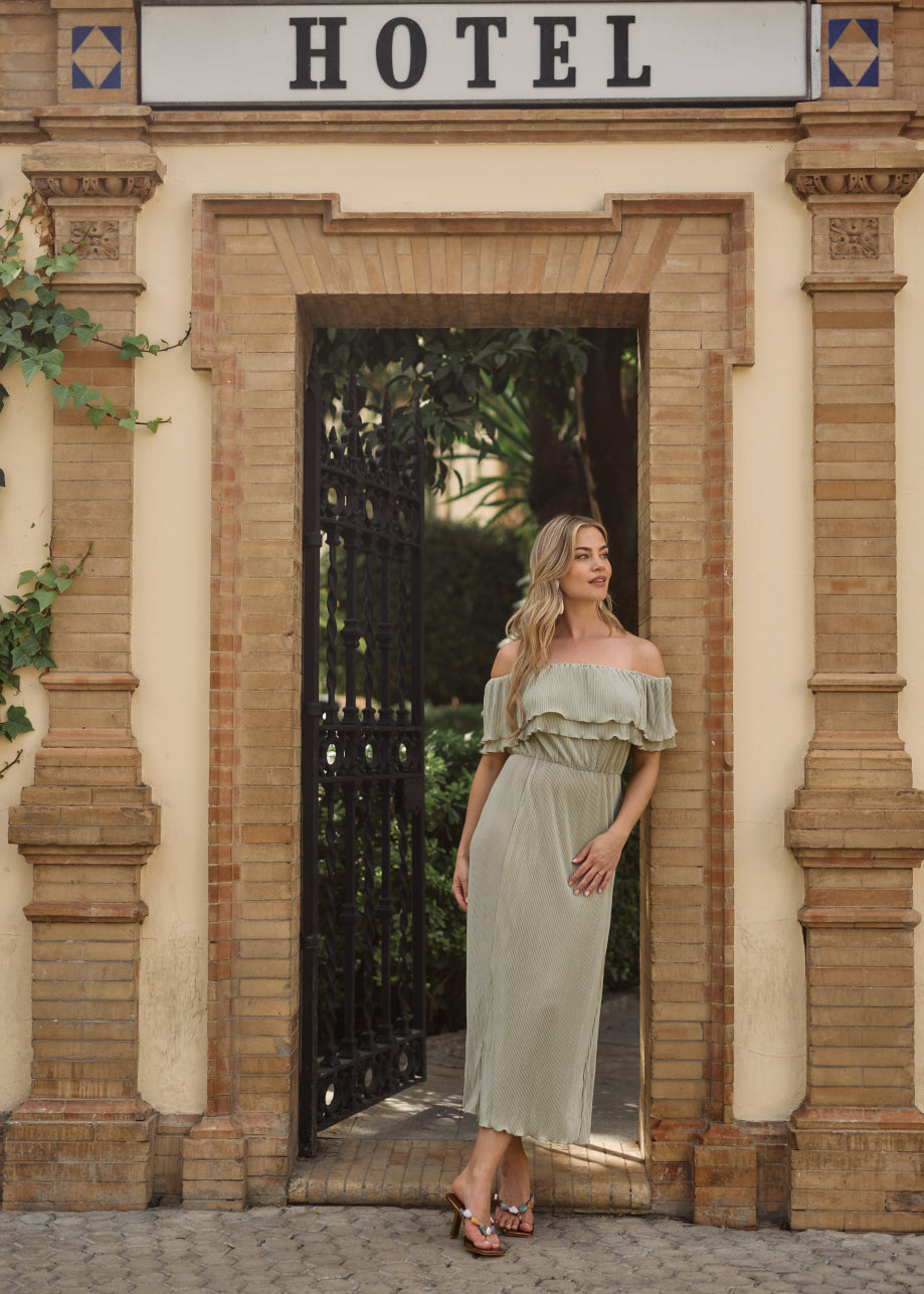 Bonne Maxi Dress - Sage Green