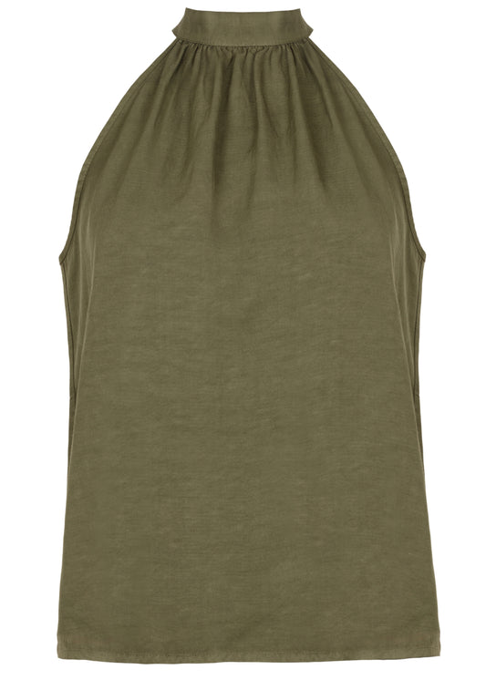 Basha Blouse Oil green