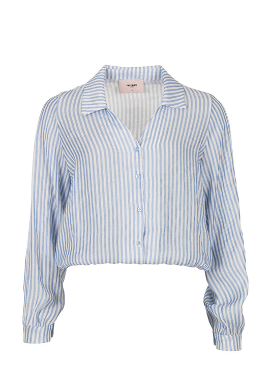 Bellina Ls Blouse Ice blue