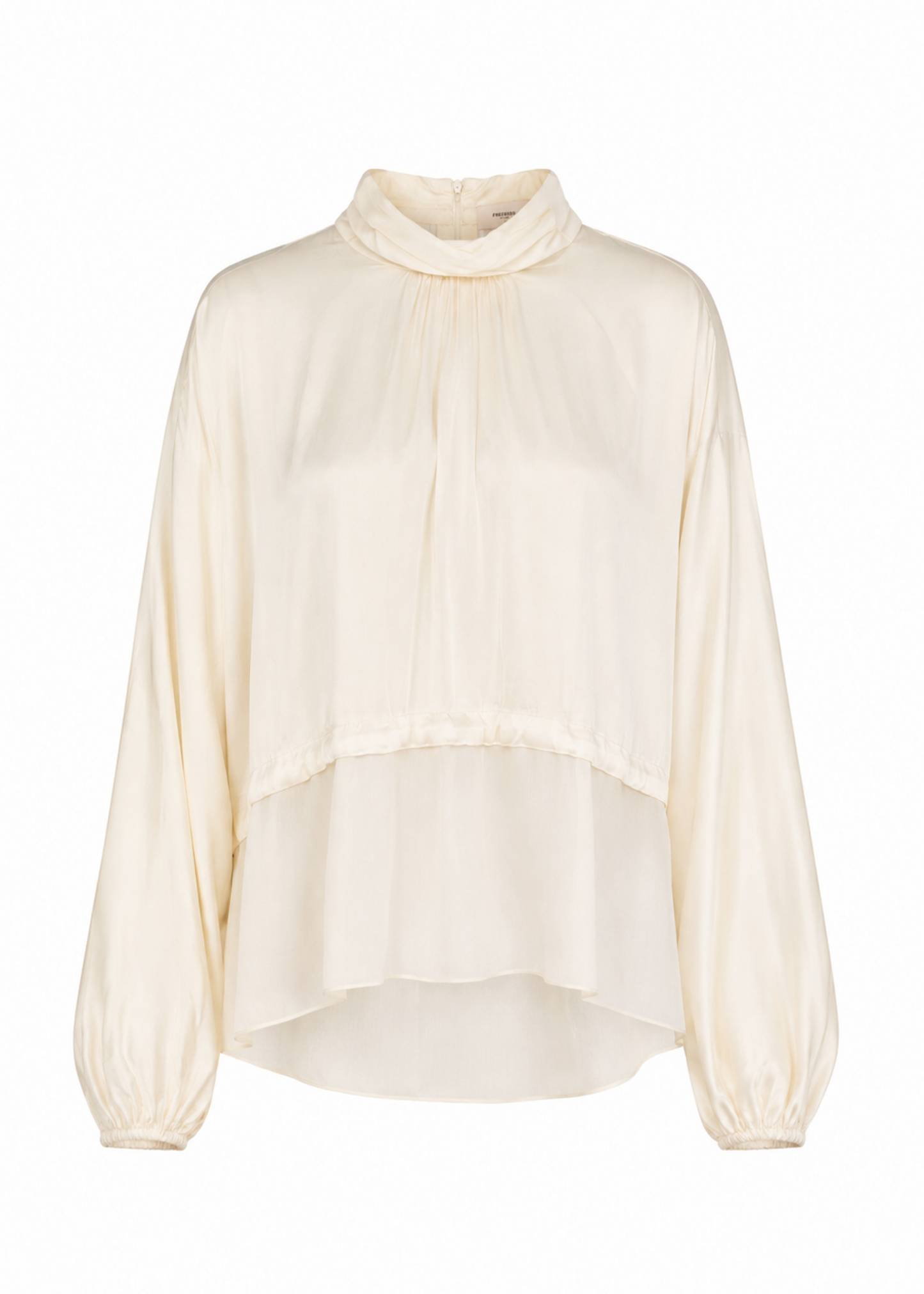 Bibiana Layered Blouse - Vanilla White