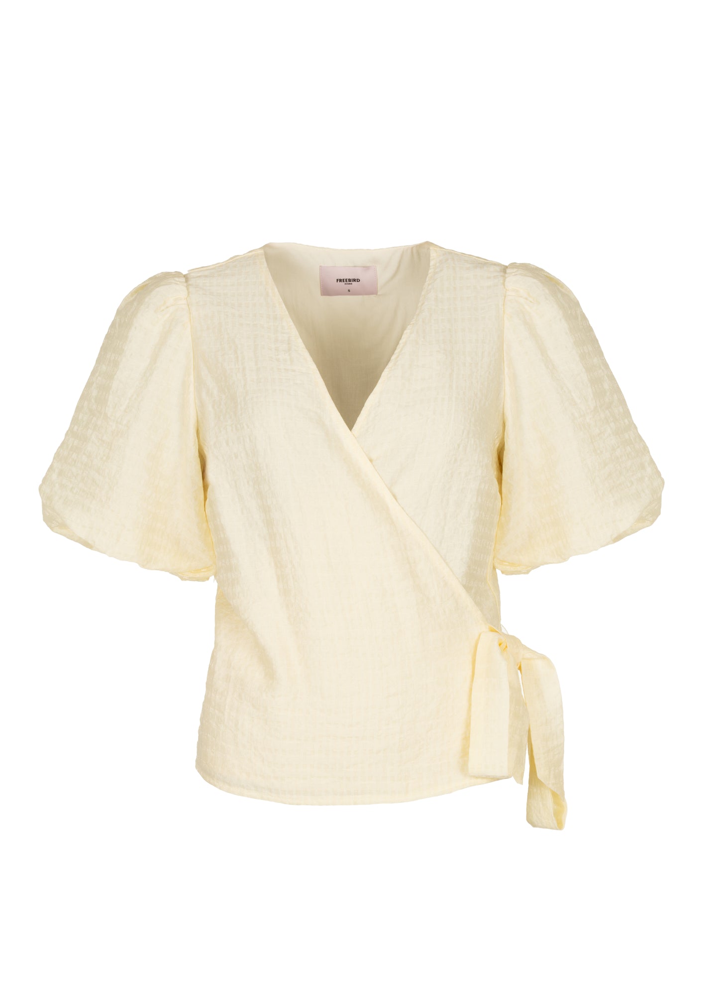 Bibienne Blouse Korte Mouw - Butter Yellow