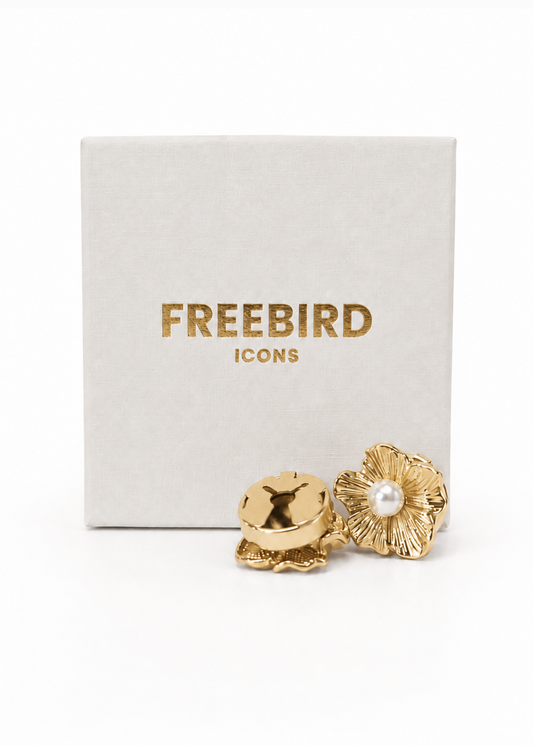Bloom Buttons - Gold