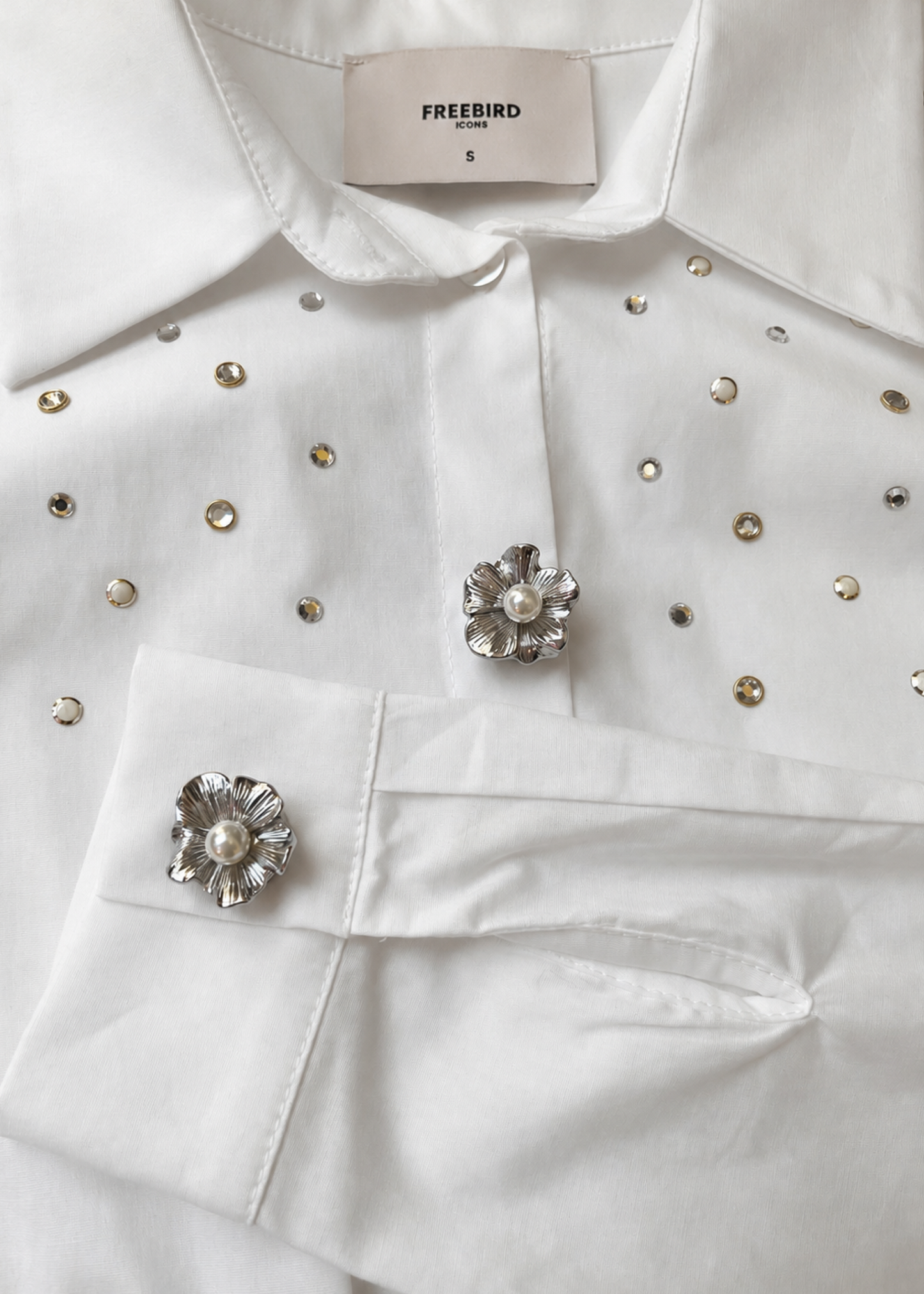 Bloom Buttons - Zilver