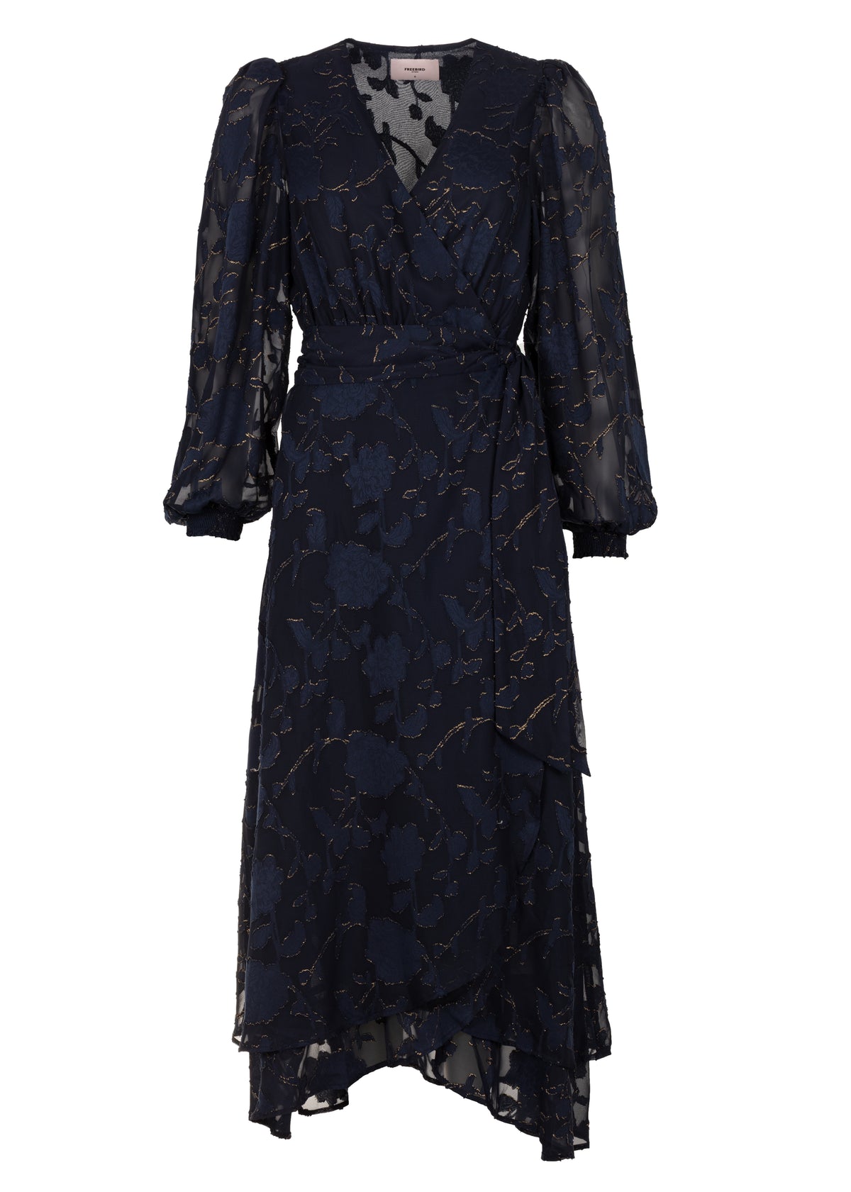 Blossom Layer Dress Deep Blue