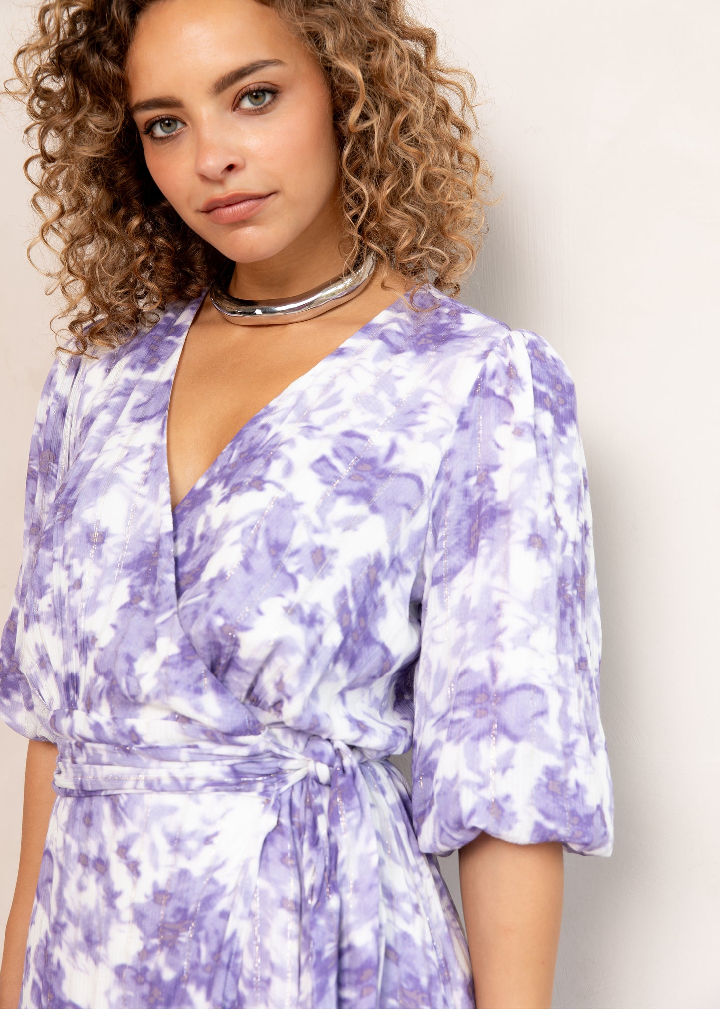 Blossom Midi Dress Lilac crocus