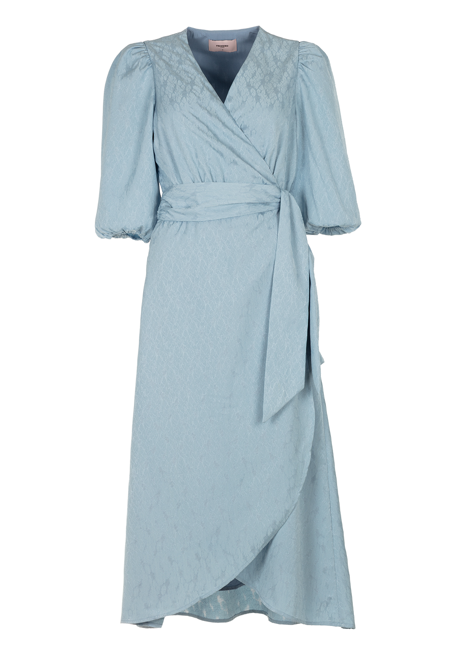 Blossom Dress Midi Blue