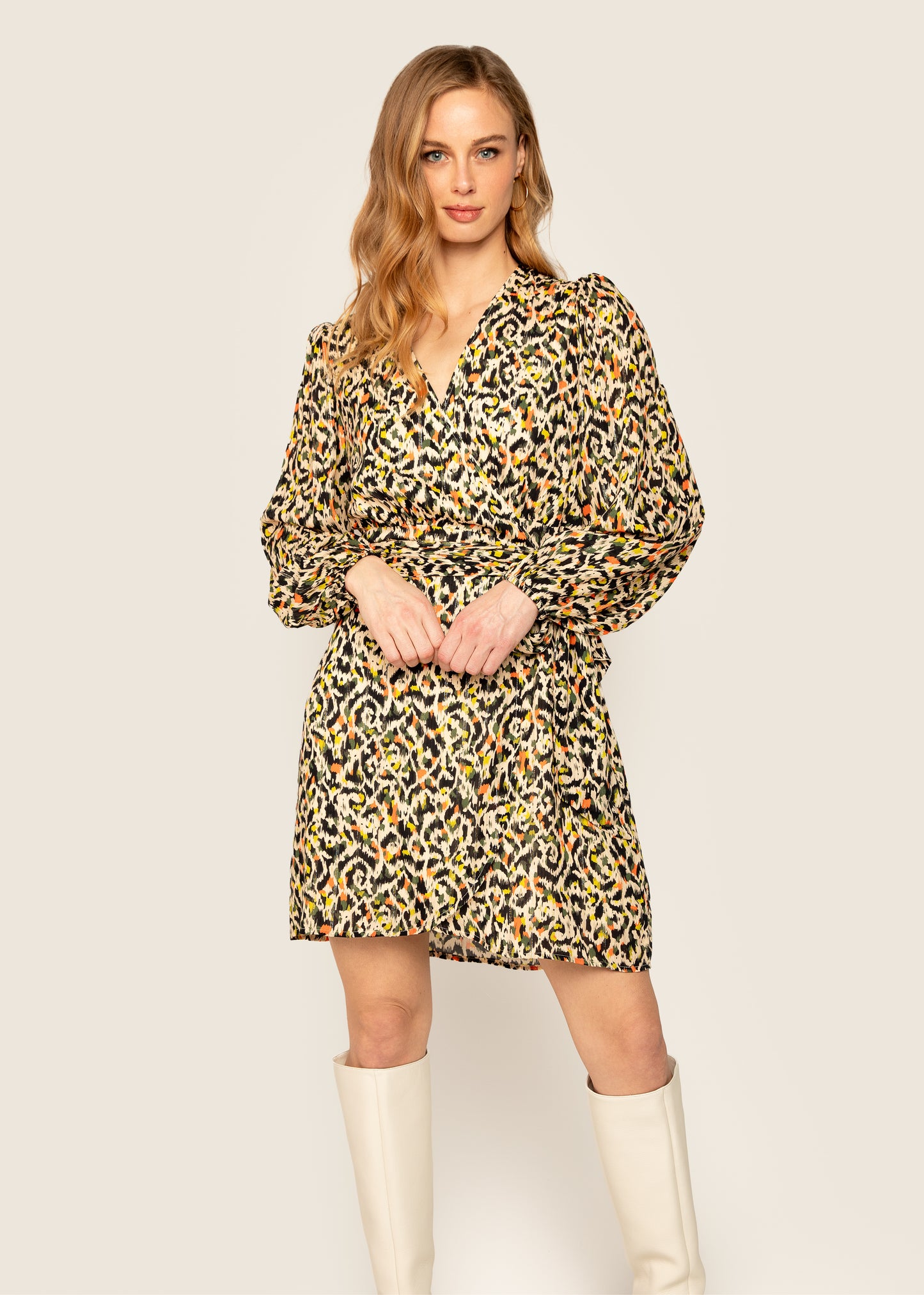 Blossom Mini Dress Mango mojito