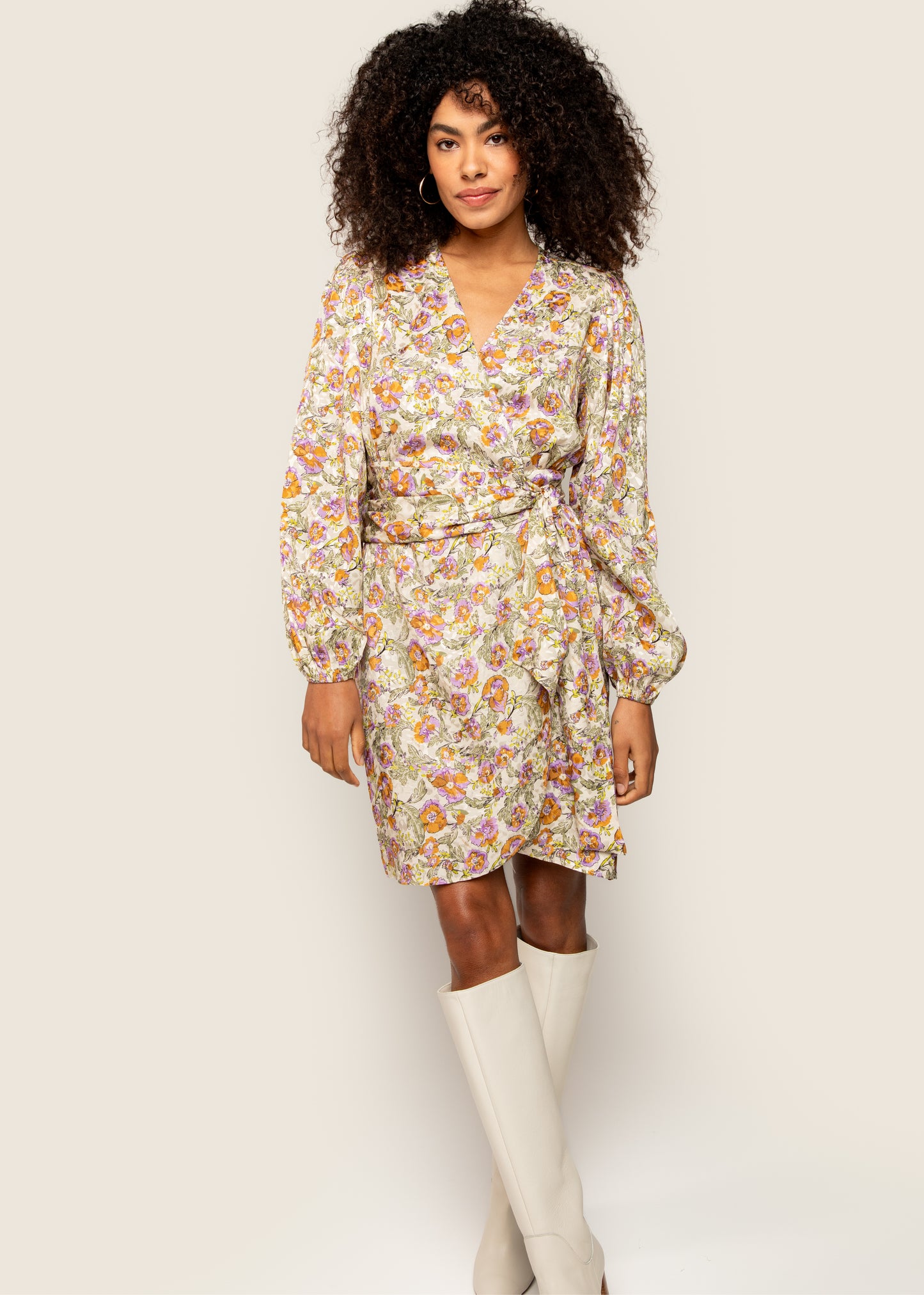 Blossom Mini Dress Marigold flower