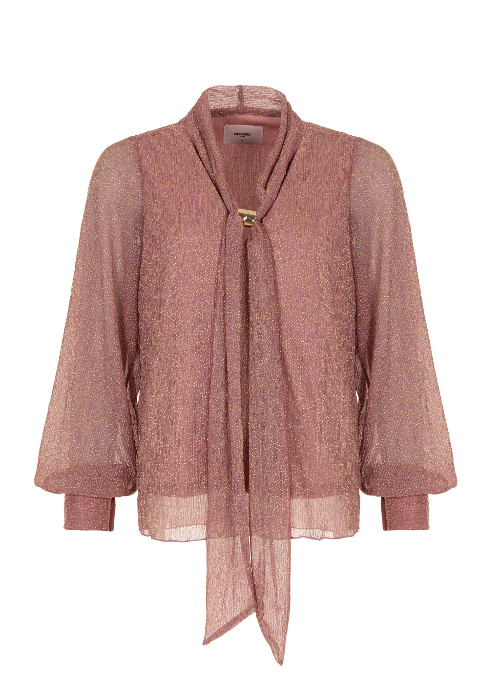 Bodile Bow Blouse - Sparkling Rose