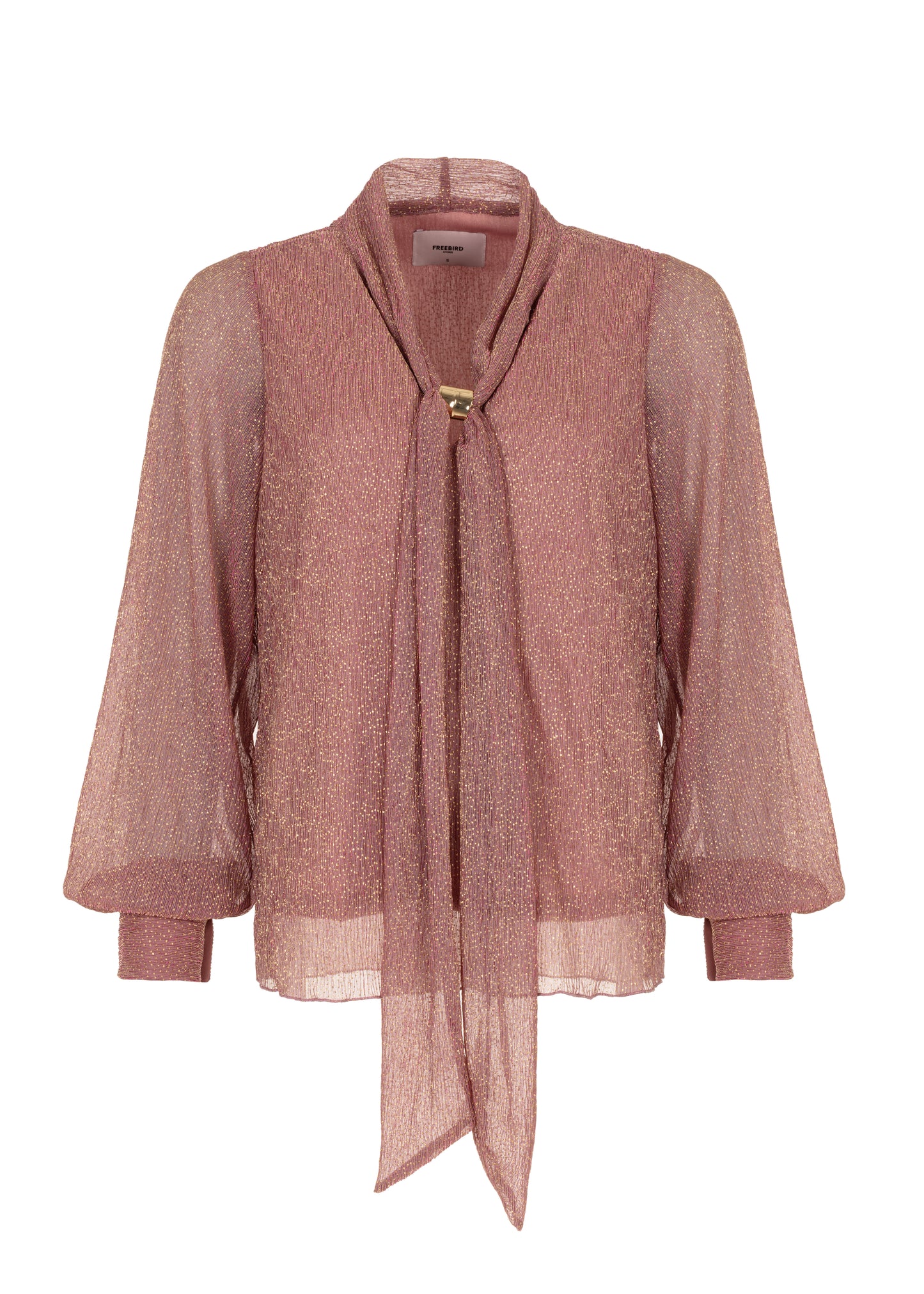 Bodile Bow Blouse - Sparkling Rose