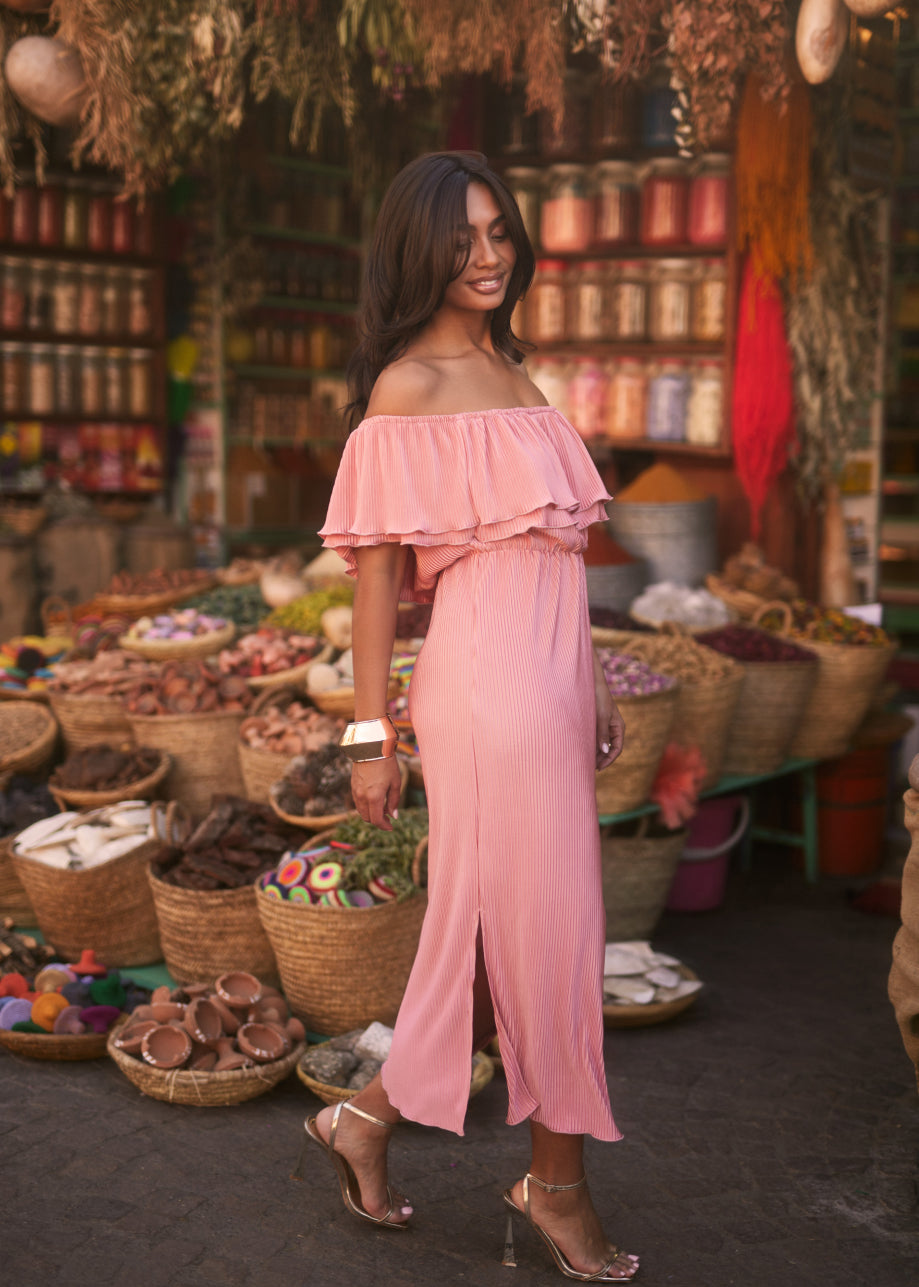 Bonne Dress Soft Coral