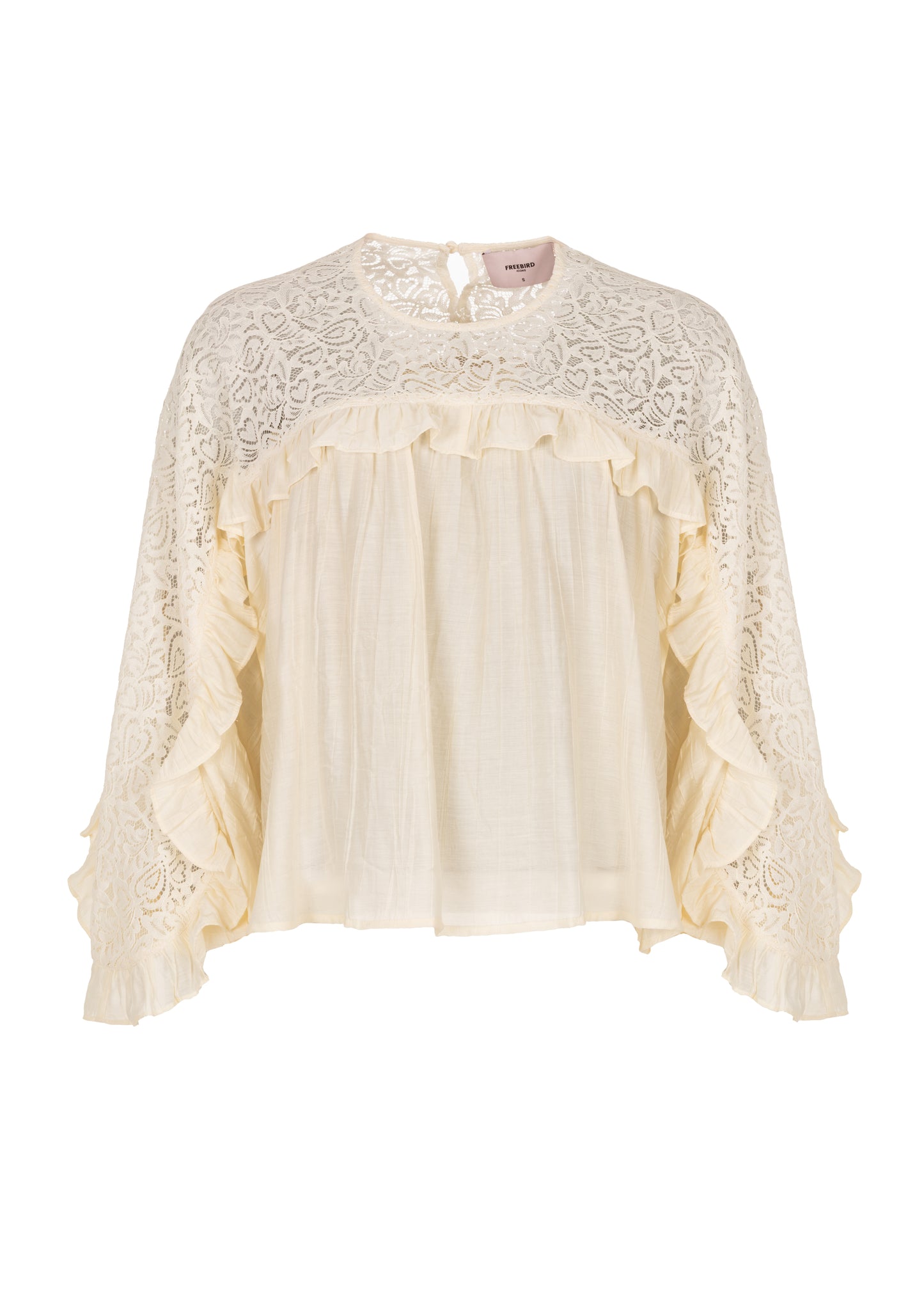 Brelera Kanten Blouse - Vanilla White