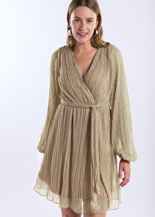 Dalena Dress LS Gold