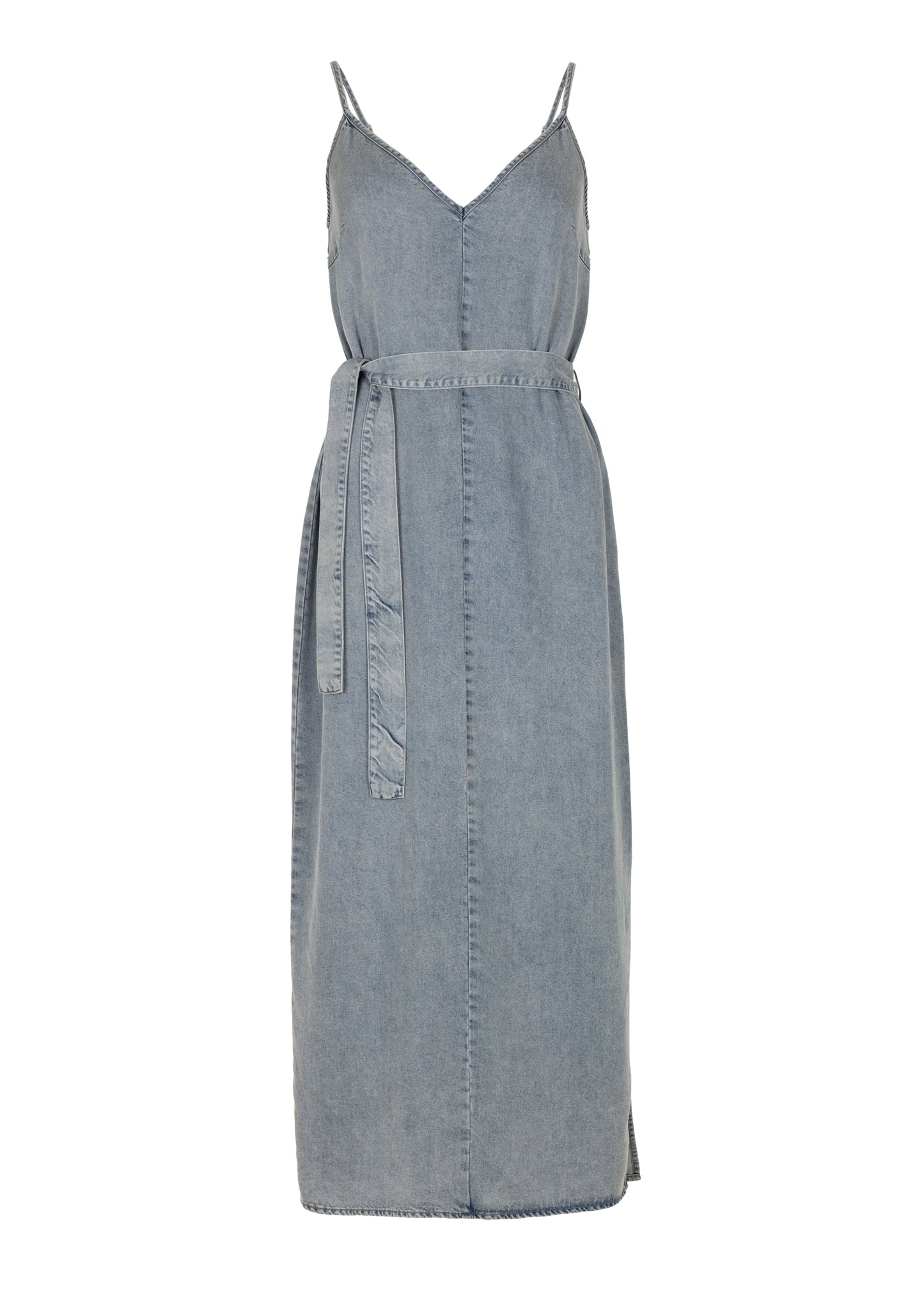 Chrissie Tencel Dress - Pearl Blue