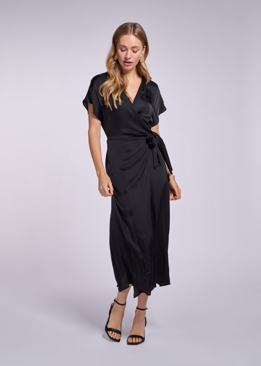 Delana Midi Dress - Black