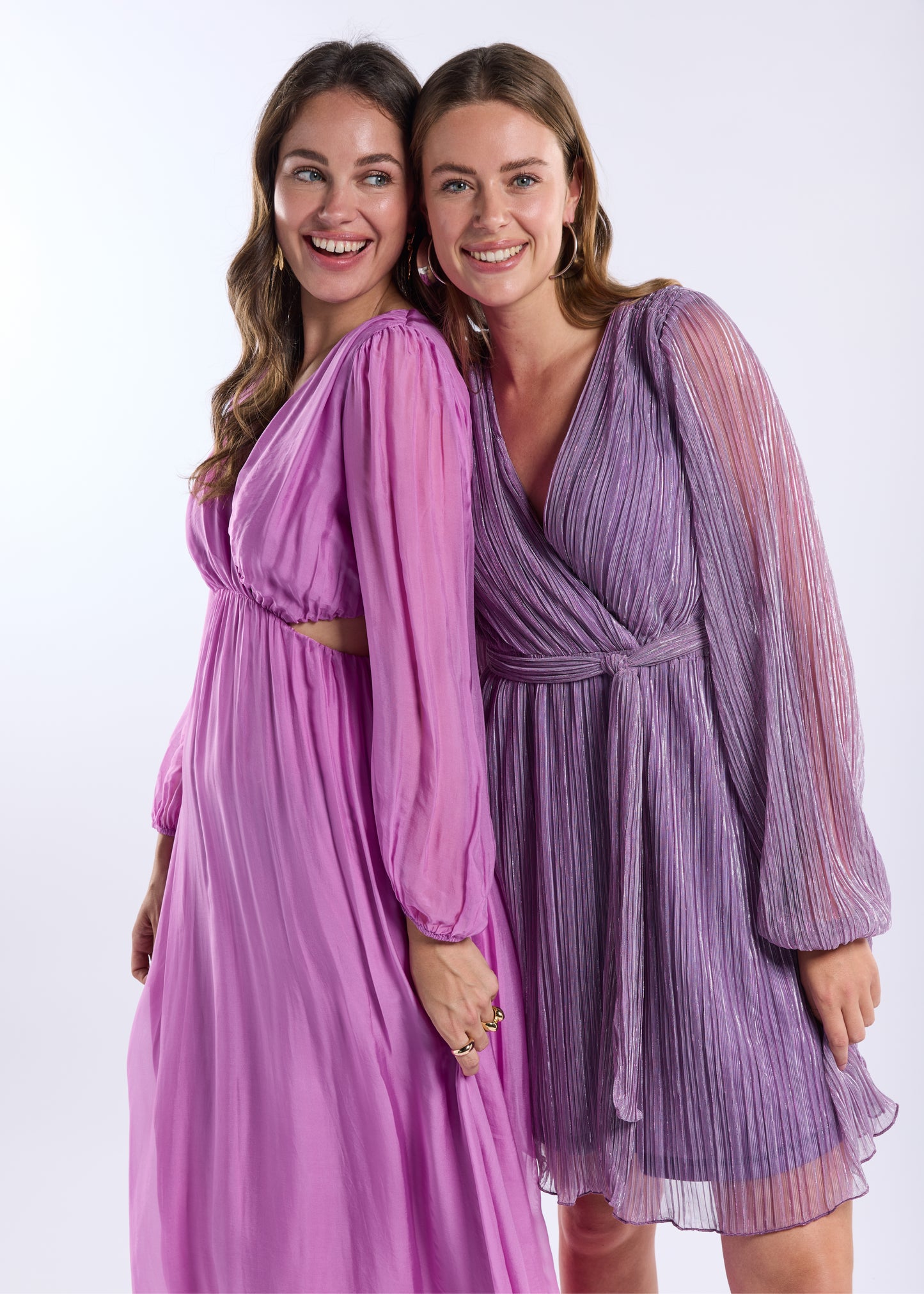Dalena Long Sleeve Dress - Magnolia Pink