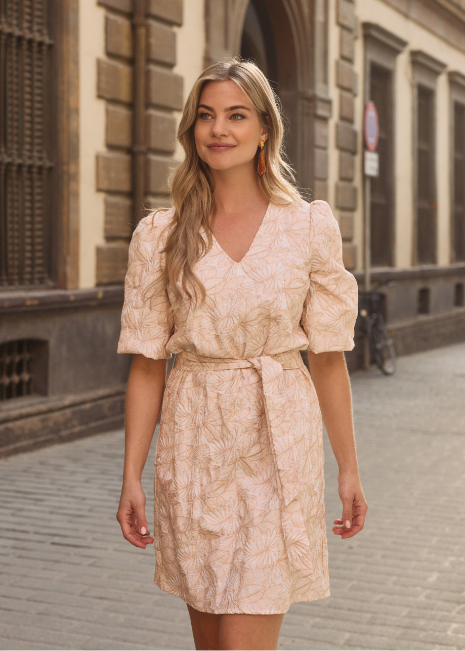 Dion Cotton Dress - Vanilla Ice