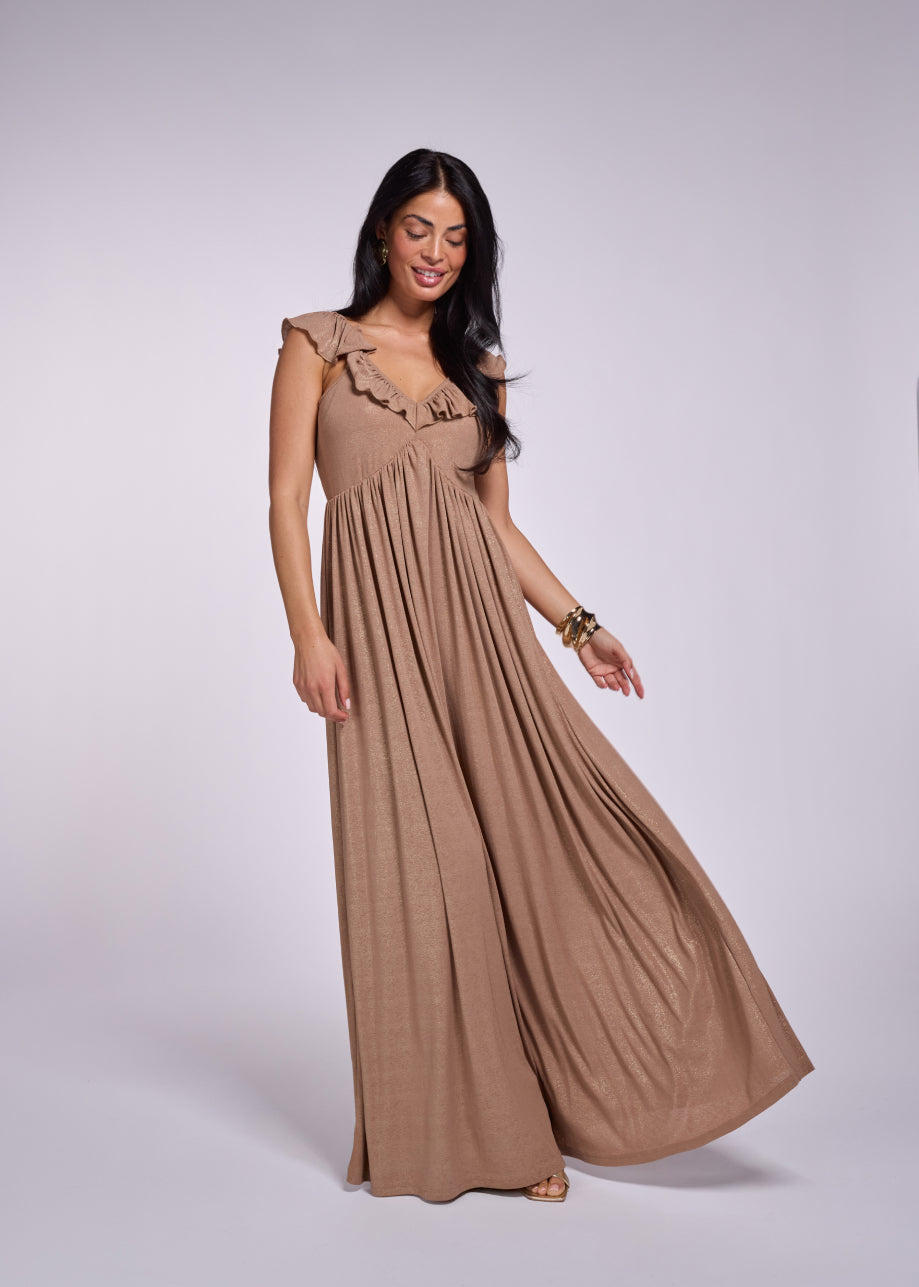 Domena Maxi Dress - Cappuccino