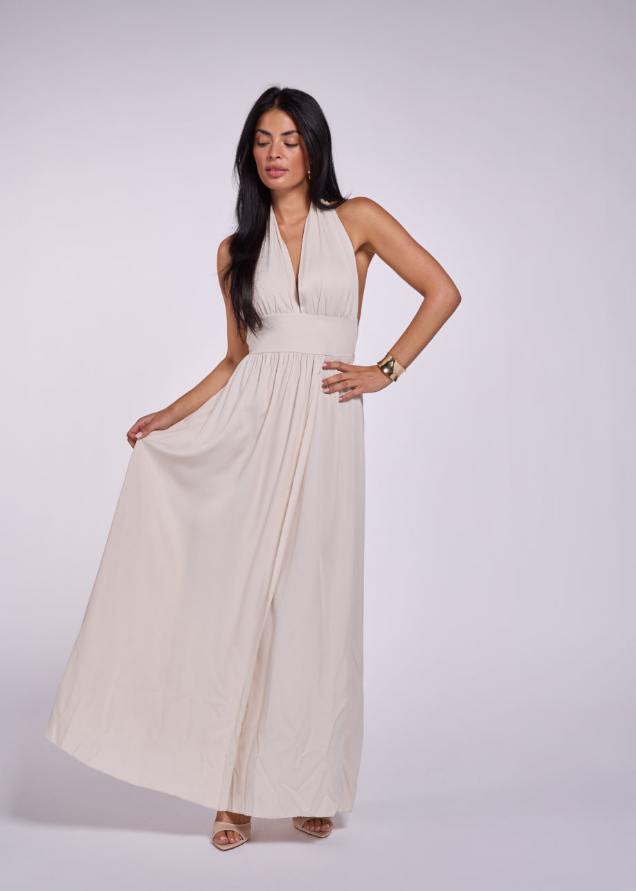 Dominic Maxi Dress - Vanilla Ice