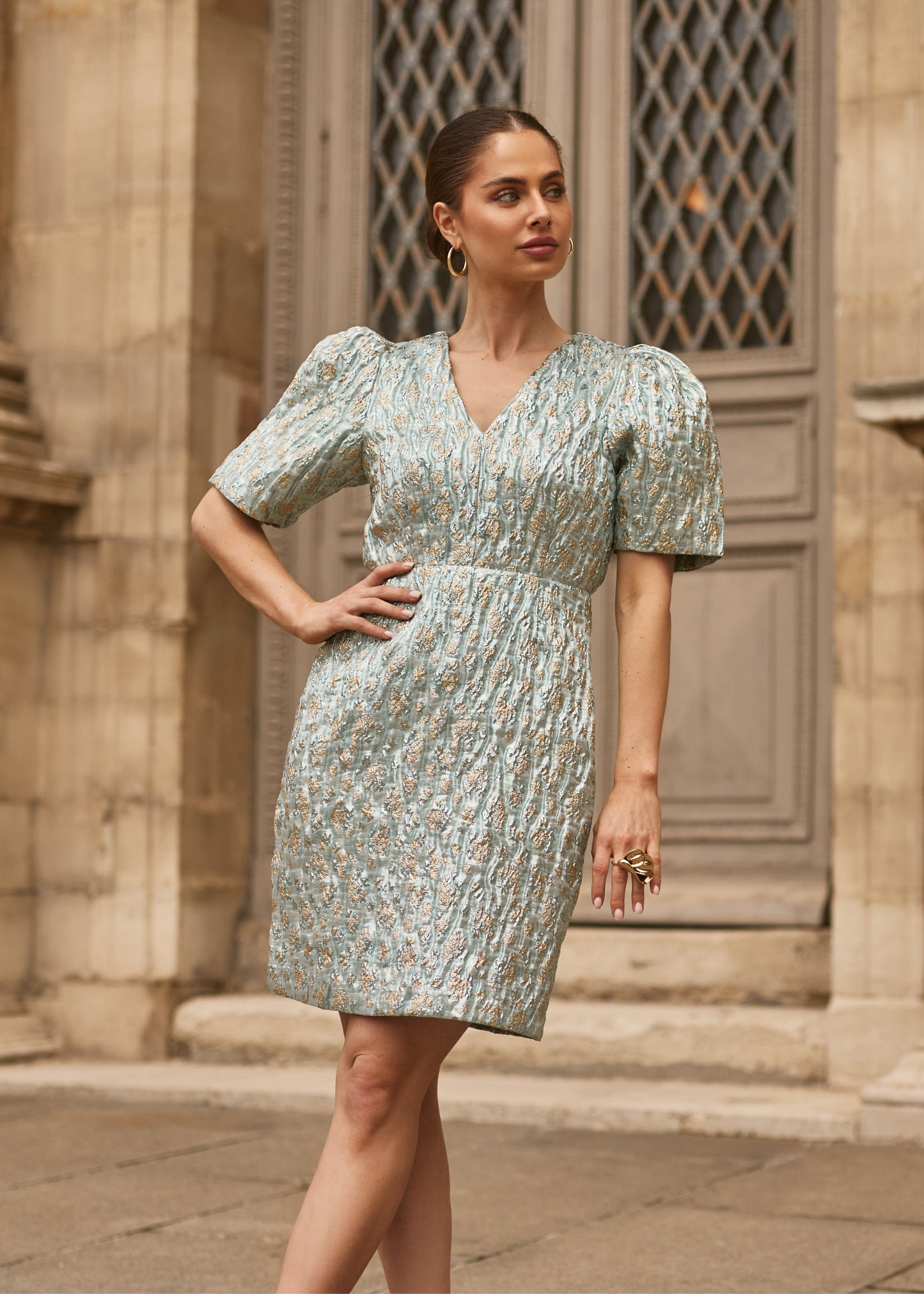 Daantje Dress Sea green