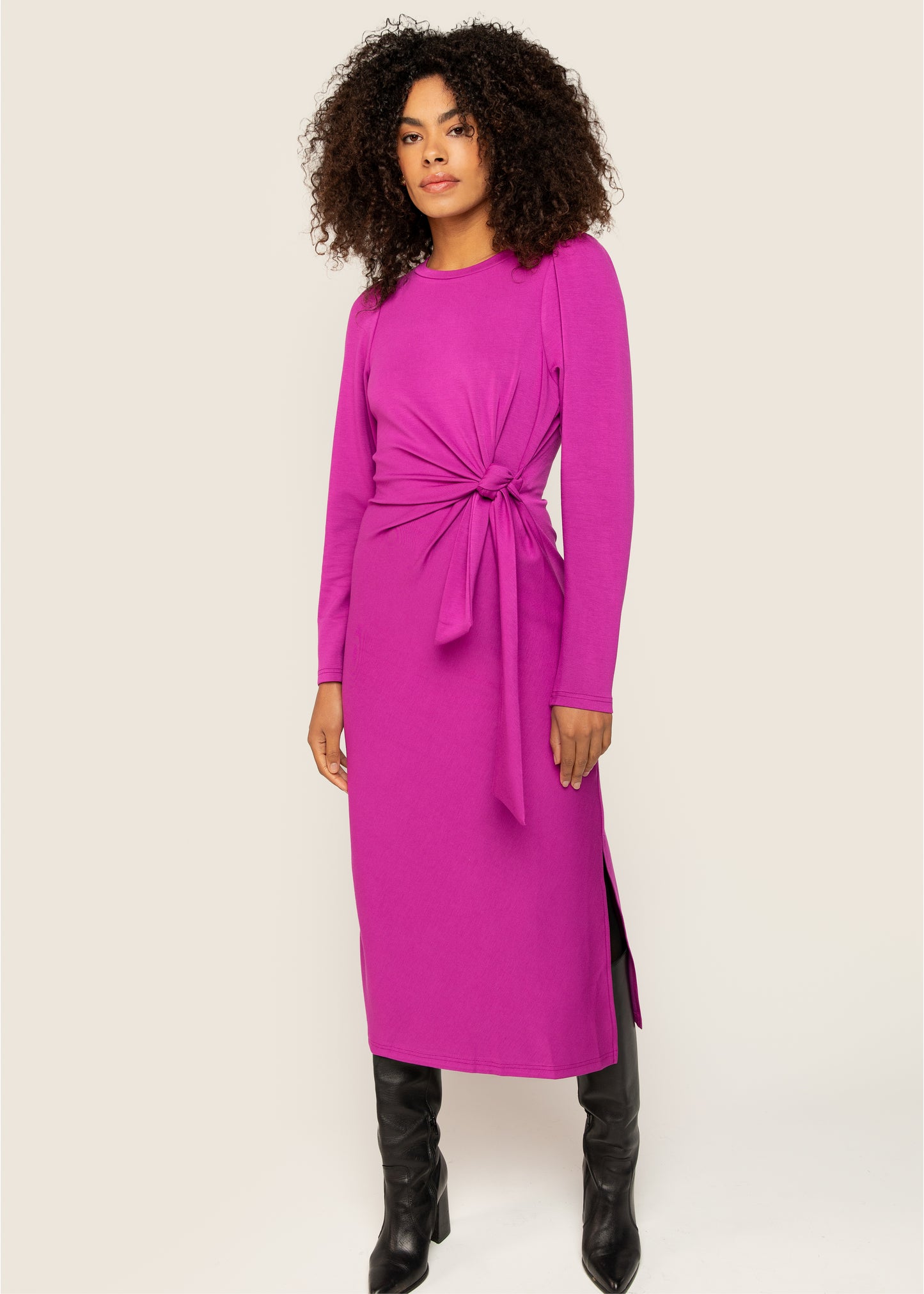 Damian Dress Dark berry