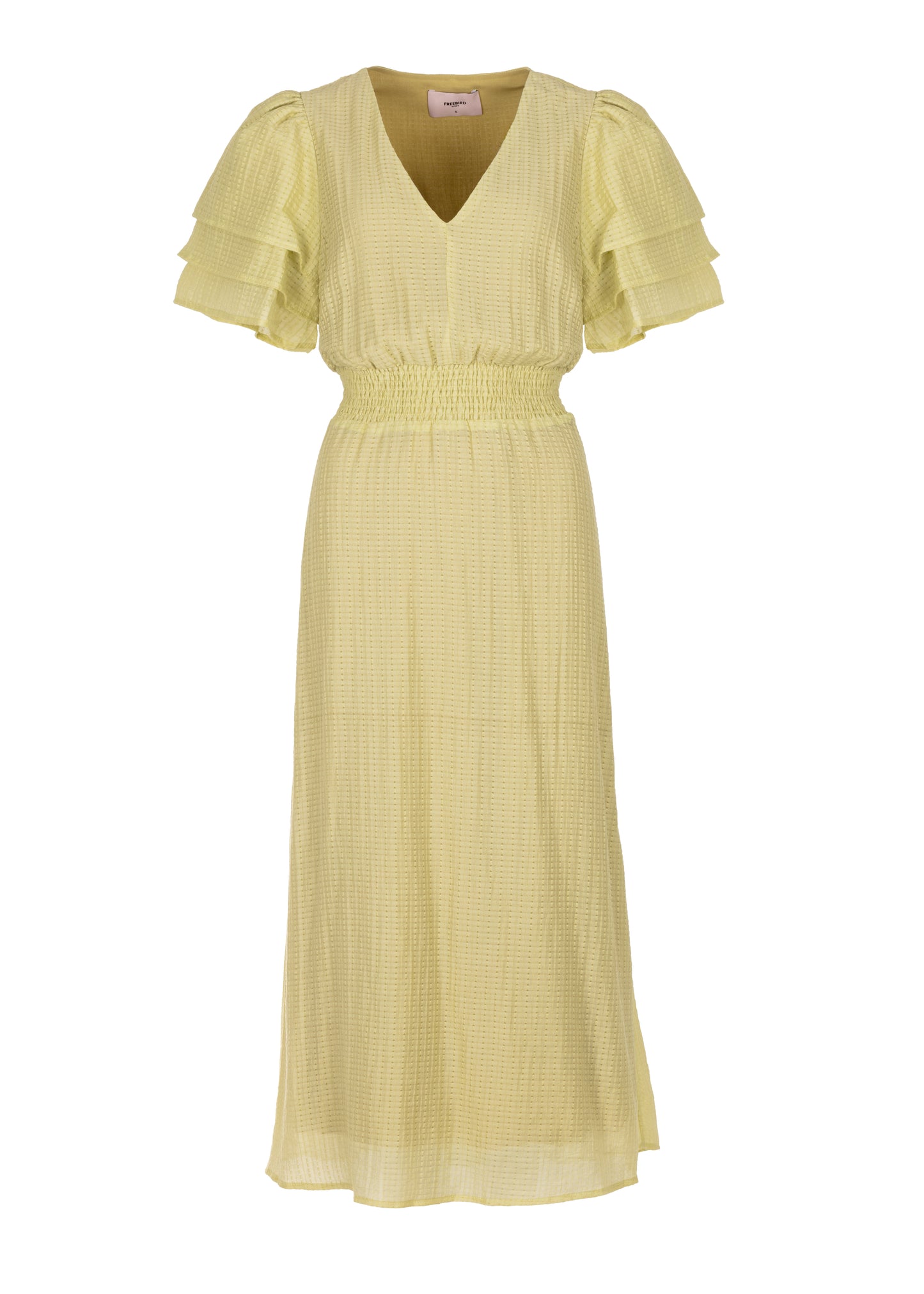 Danic Jurk Korte Mouw - Avocado Green