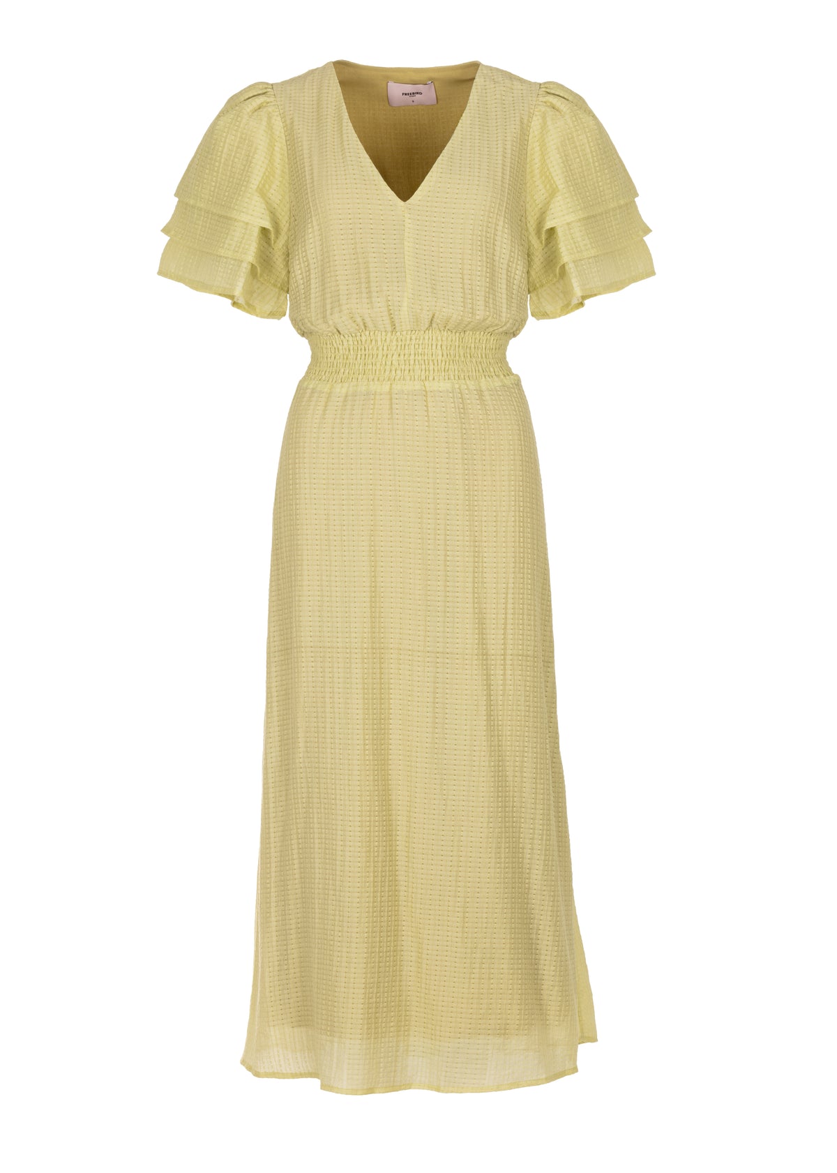 Danic Short Sleeve Dress - Avocado Green