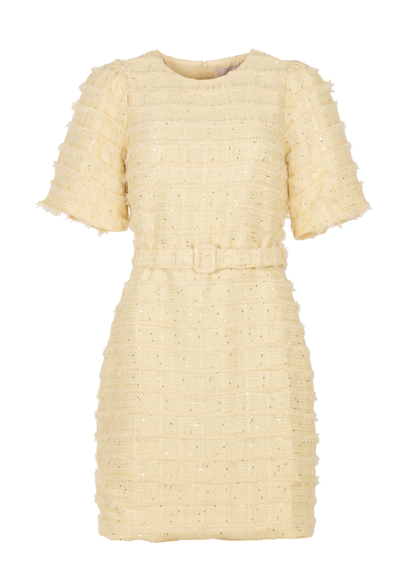 Danique Jurk Korte Mouw - Butter Yellow