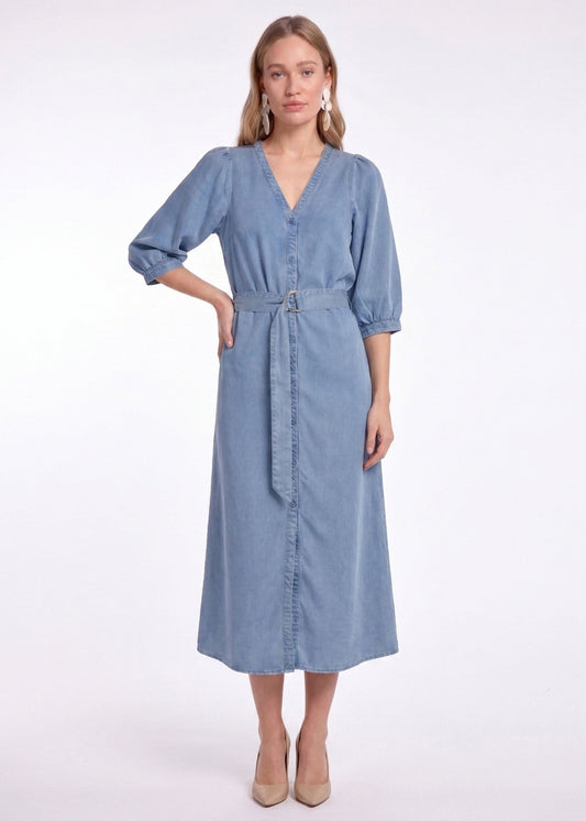 Dass Midi Dress - Blue