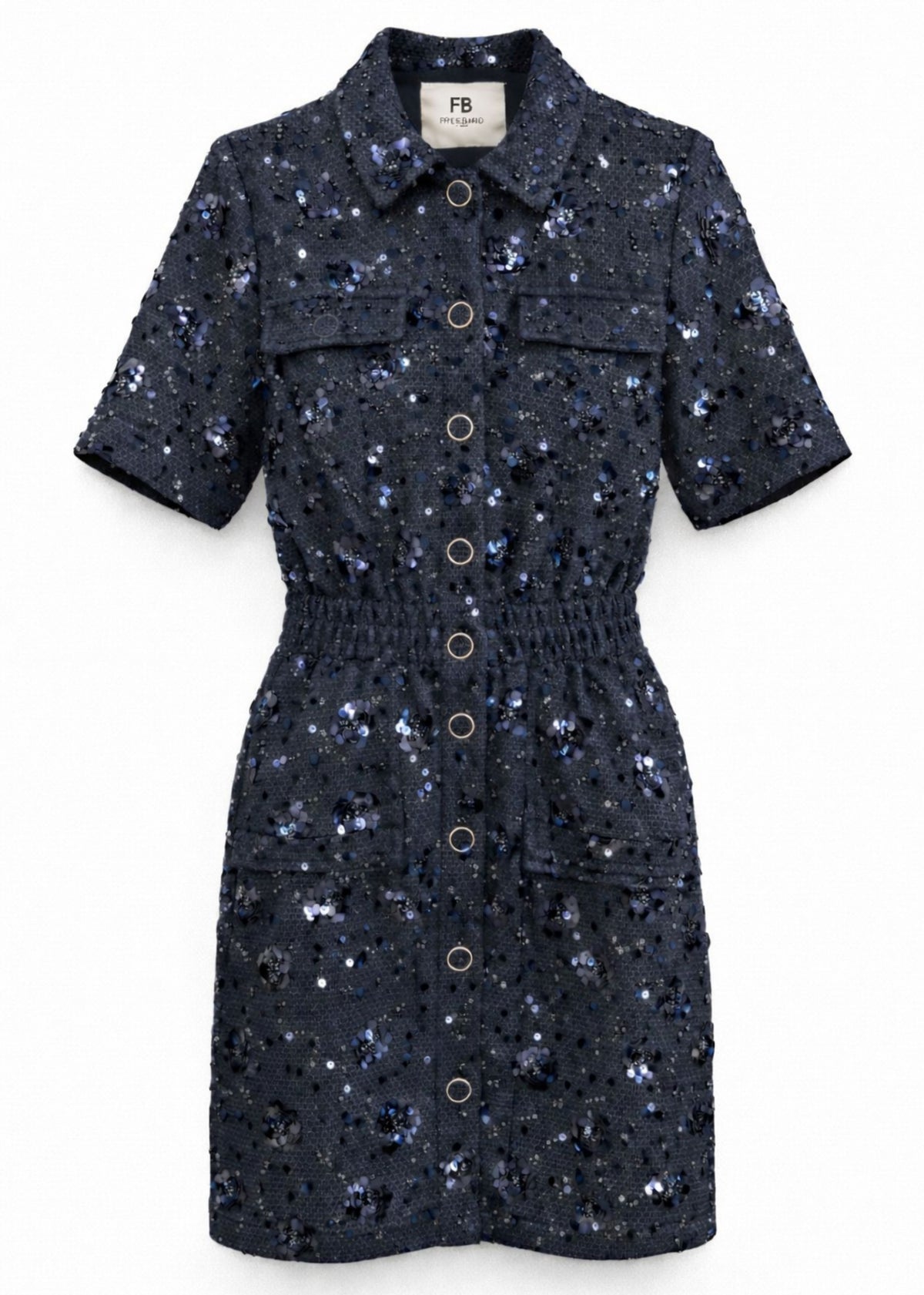 Dauphine Dress - Night Flower