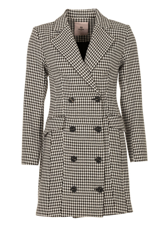 Dayana Dress Zwart/Wit