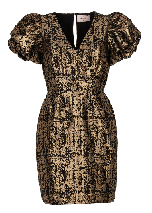 Deanna Dress Black/Gold