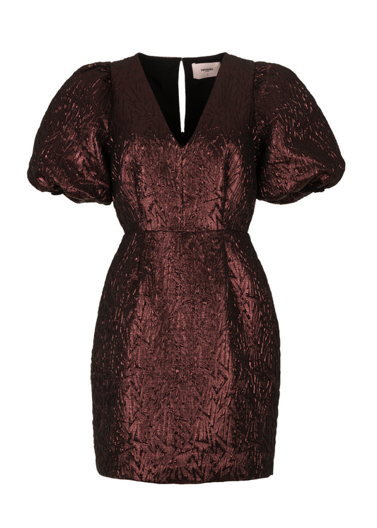 Deanna Dress Wine Red