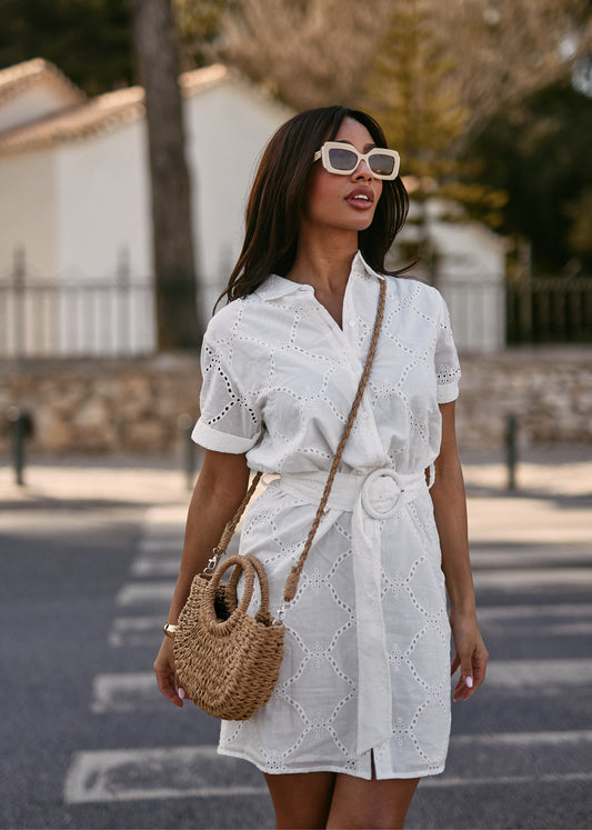 Debora Mini Dress Off-white