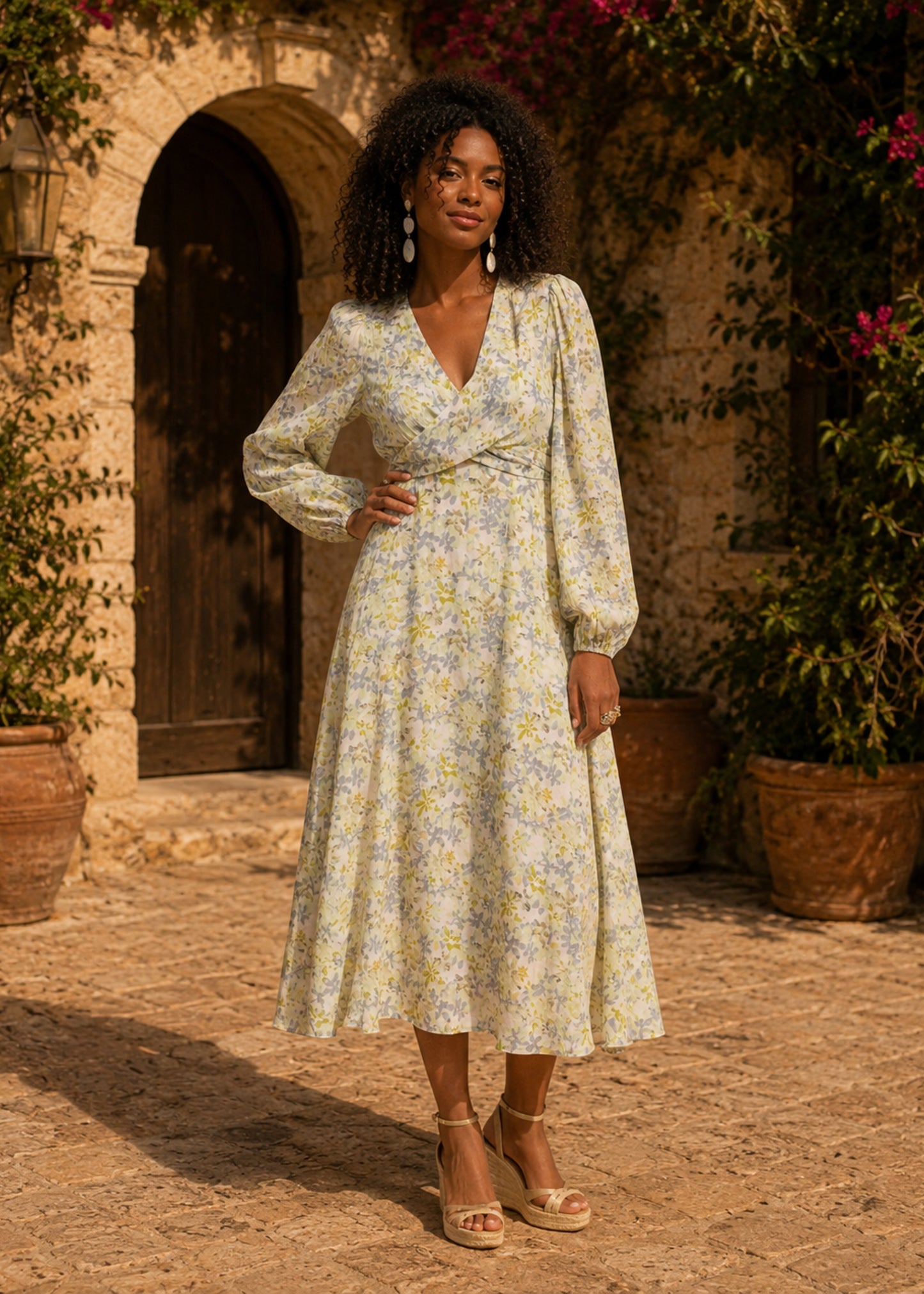 Delilay Maxi Dress - Flower