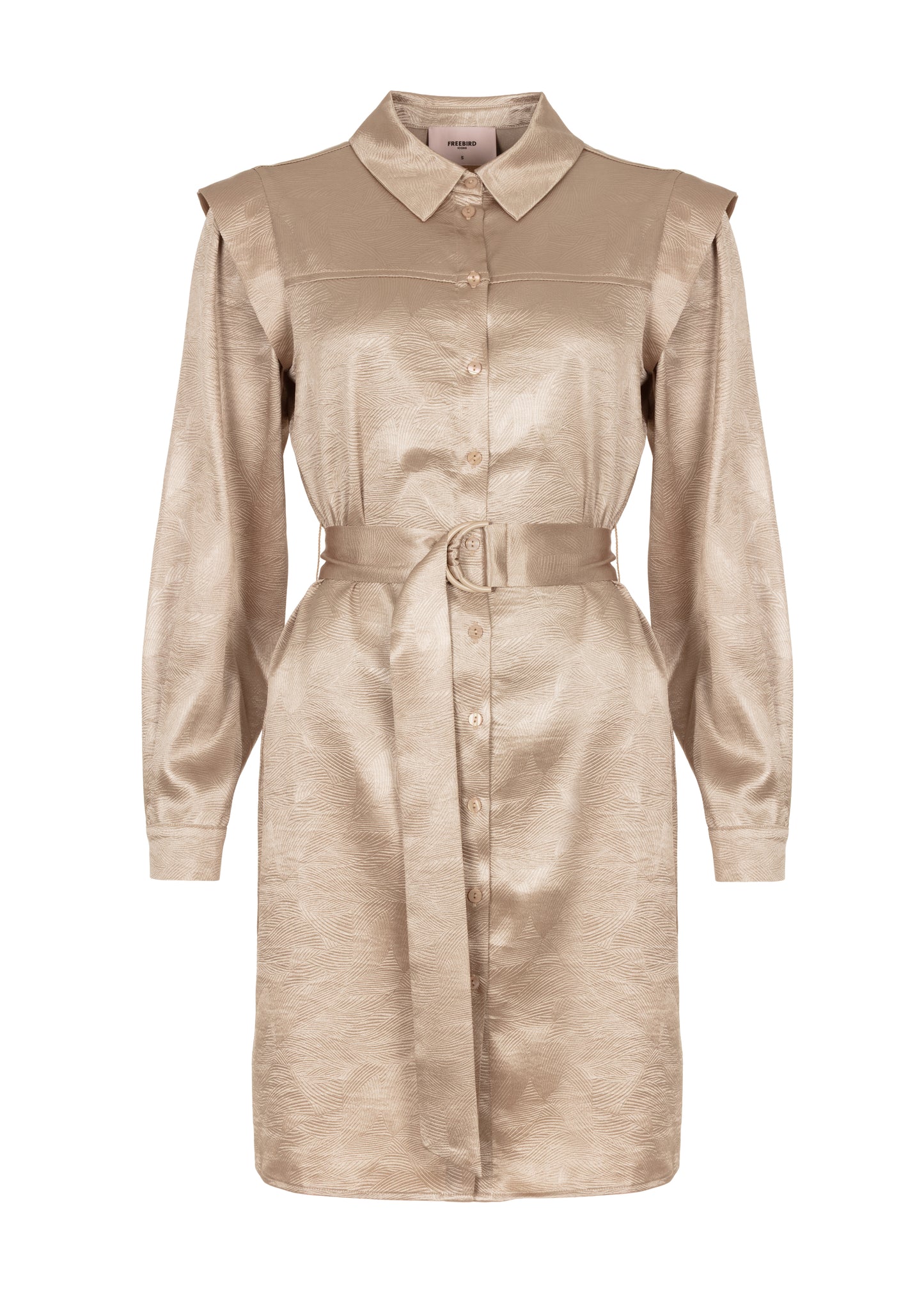 Demma Shirt Jurk - Light Caramel