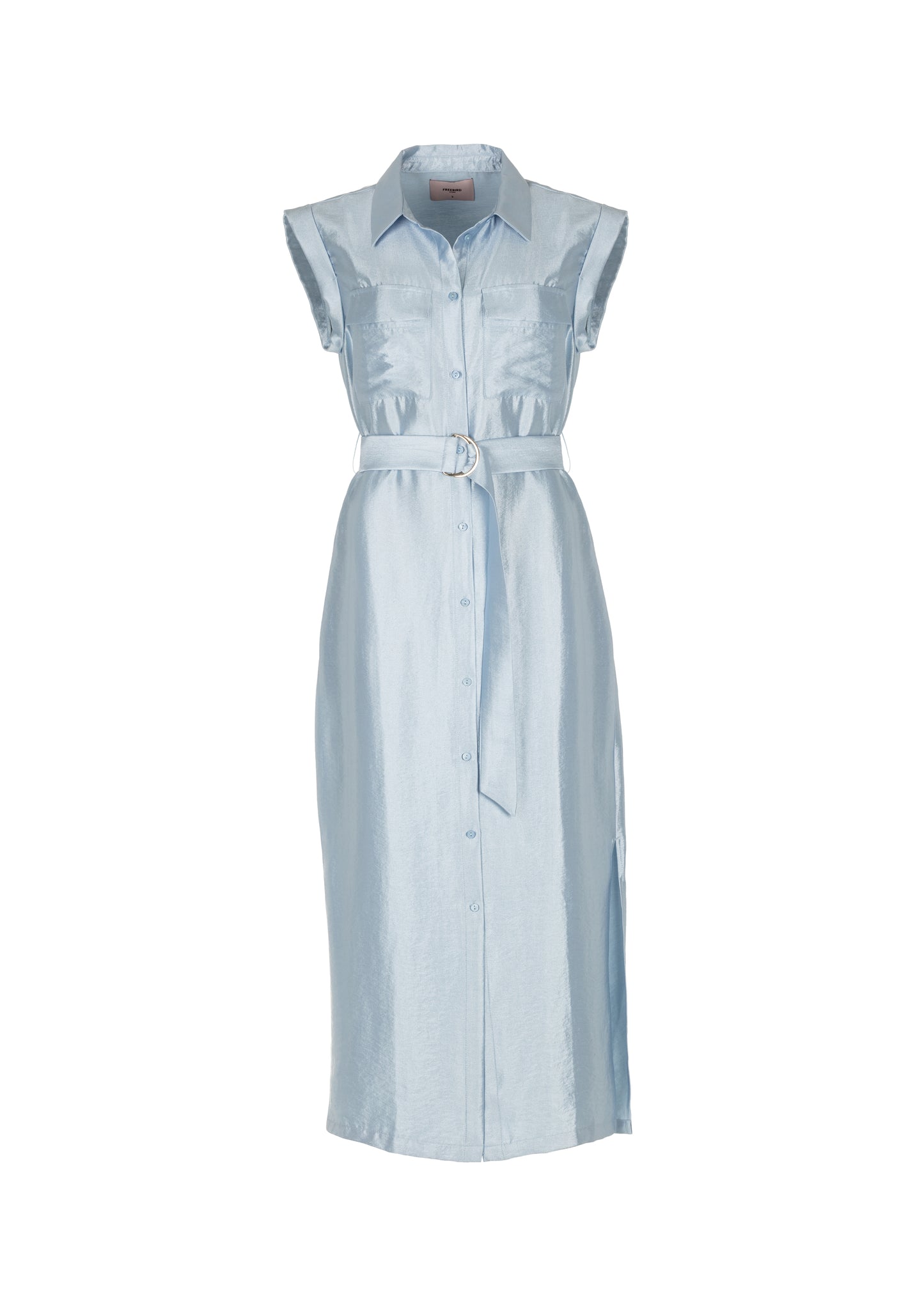 Demma Midi Shirt Dress - Classic Blue