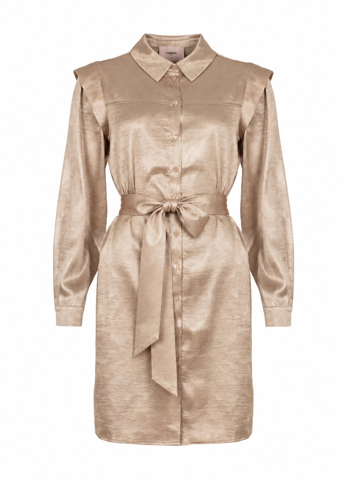 Demma Shirt Jurk - Light Caramel