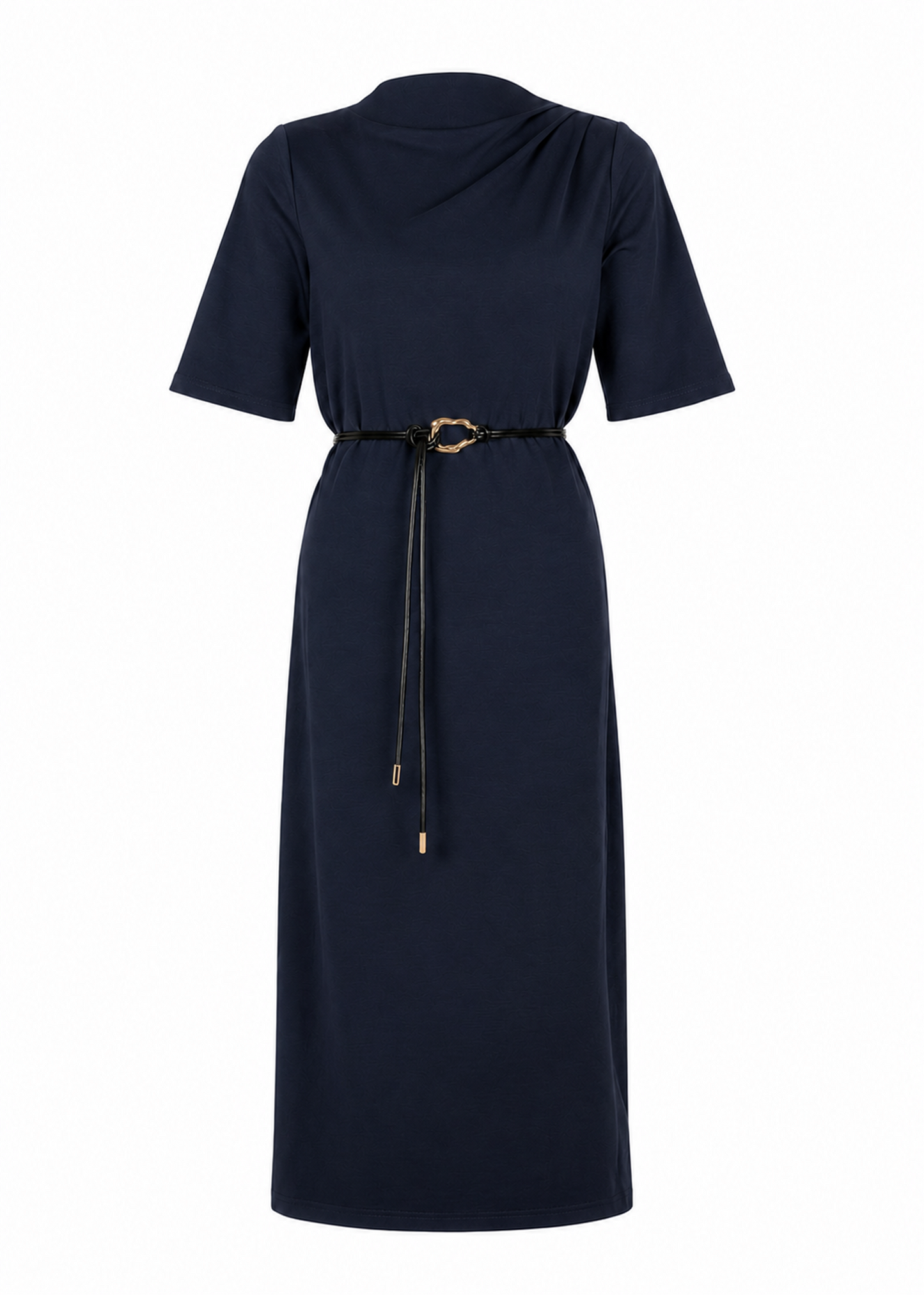 Devoted Midi Jurk - Midnight Navy