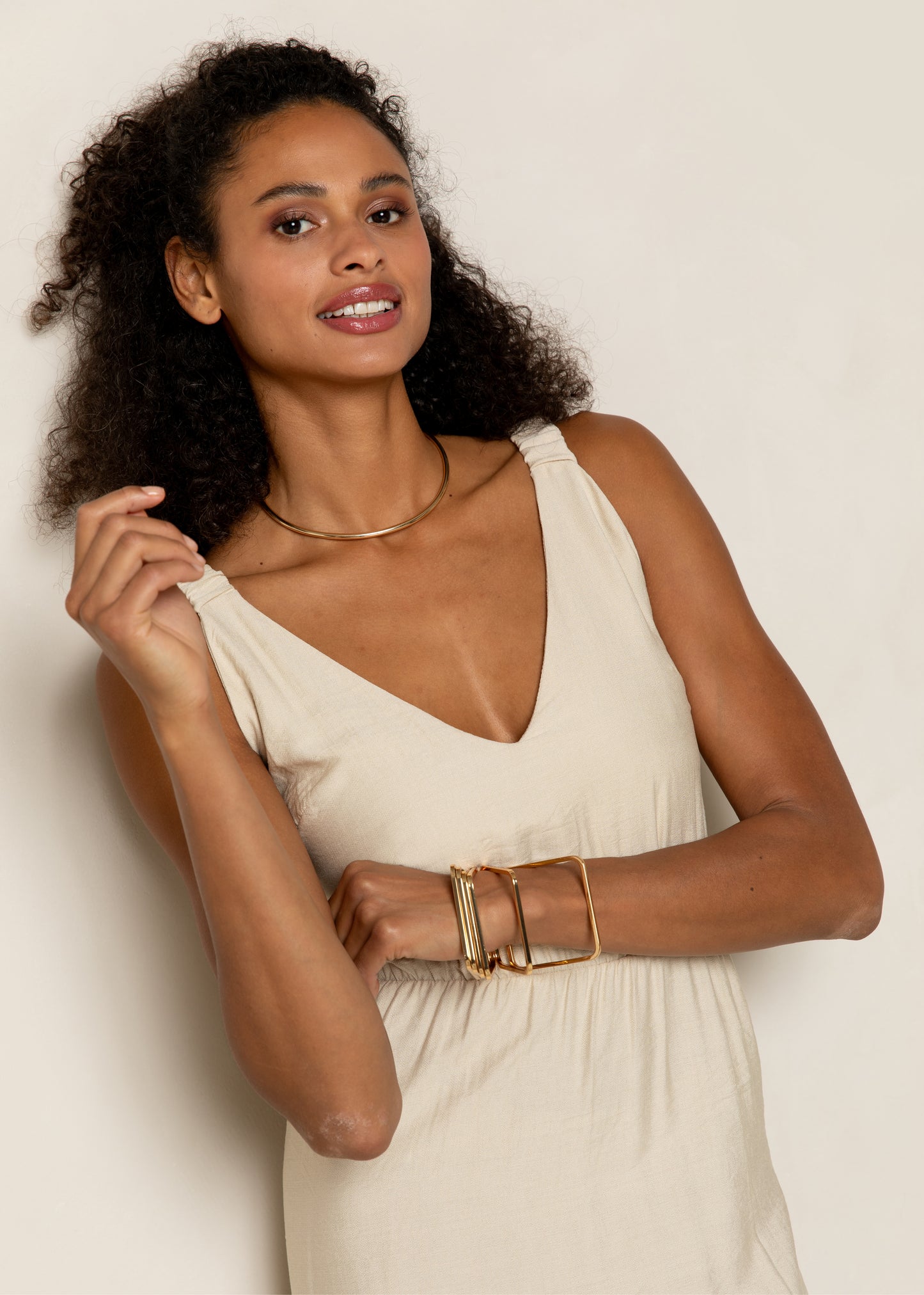 Diana Maxi Dress Beige