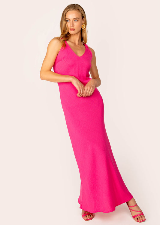 Diana Maxi Dress Super pink