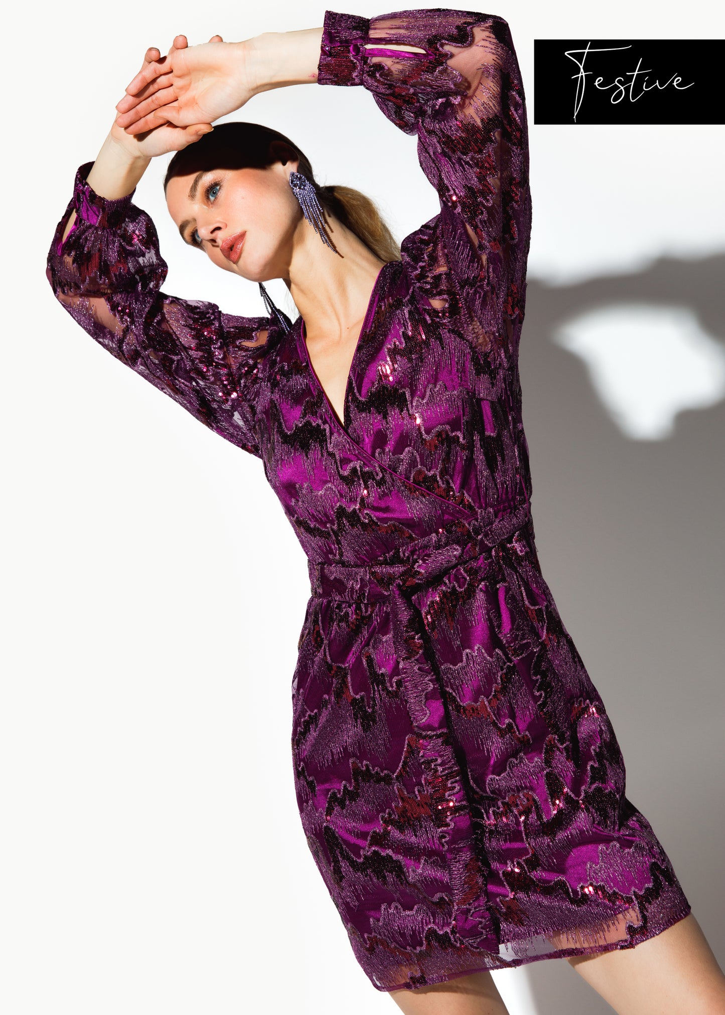 Dieke Dress Purple orchid