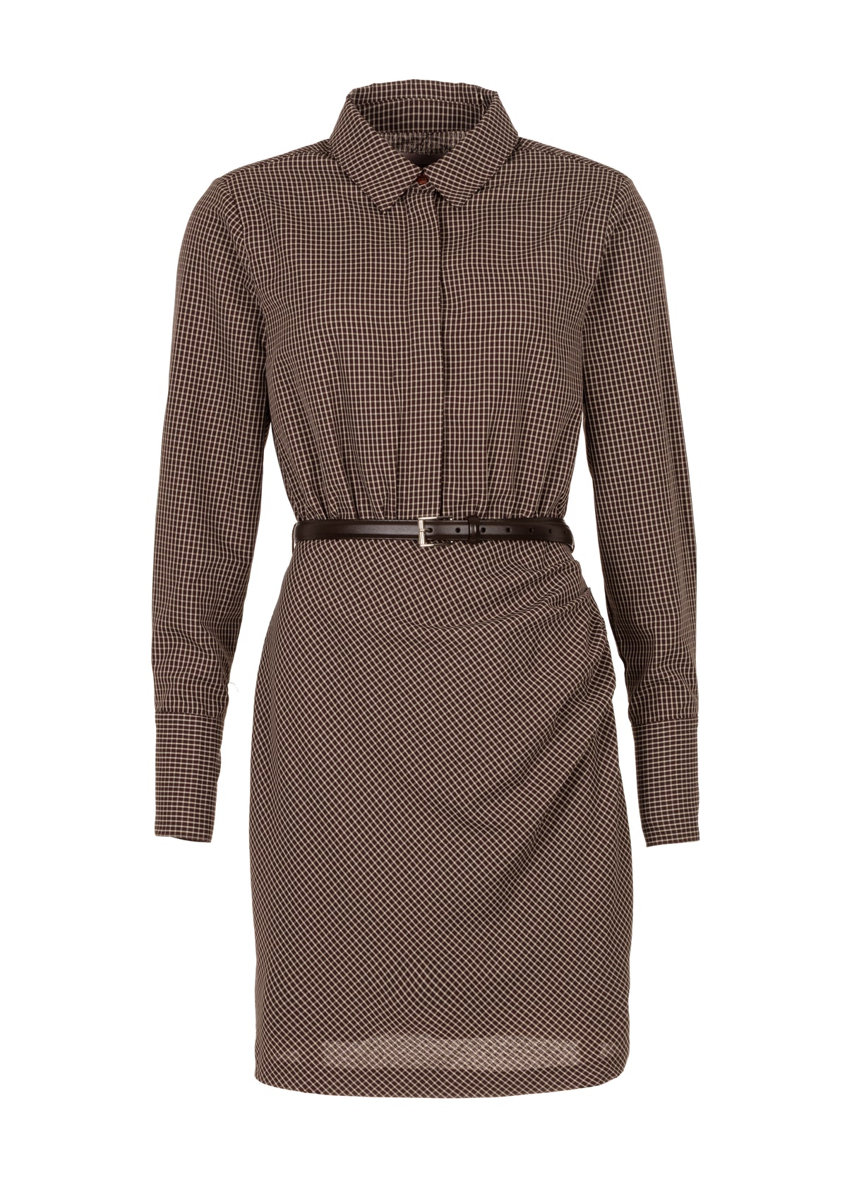 Dilan Dress - Chocolate Check