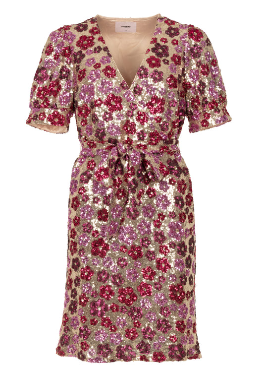 Dieke Ss Dress Multi pink
