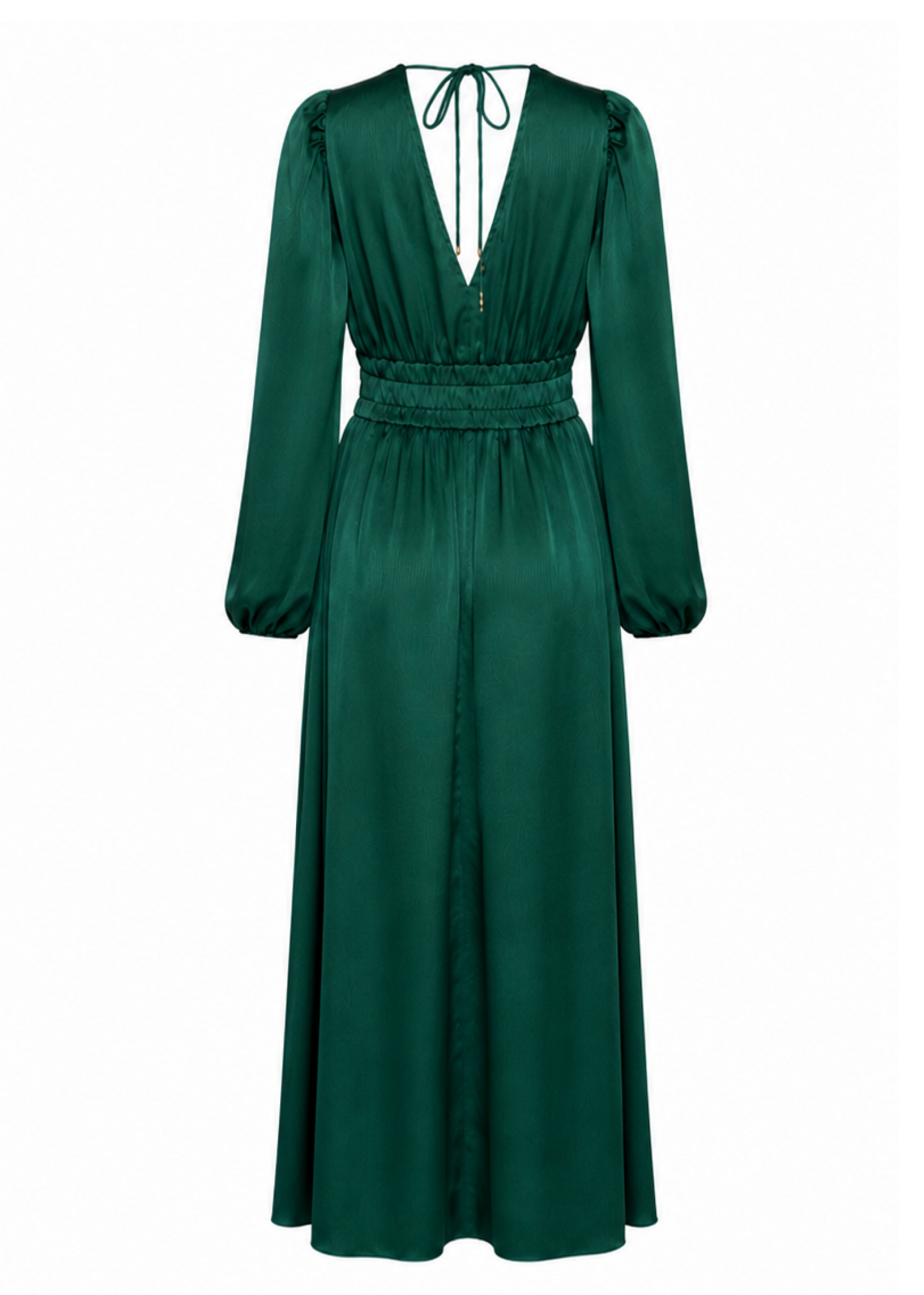Domia Long Sleeve Dress - Teal Green