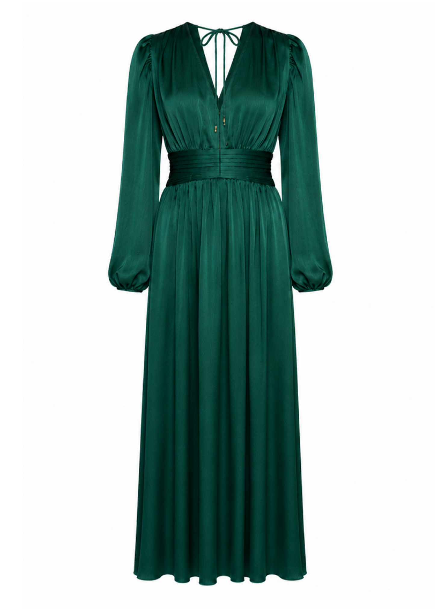Domia Long Sleeve Dress - Teal Green