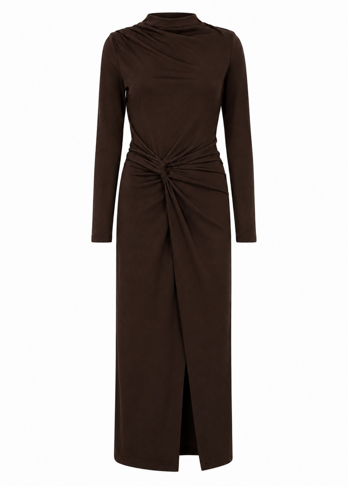 Donne Long Sleeve Dress - Dark Chocolate