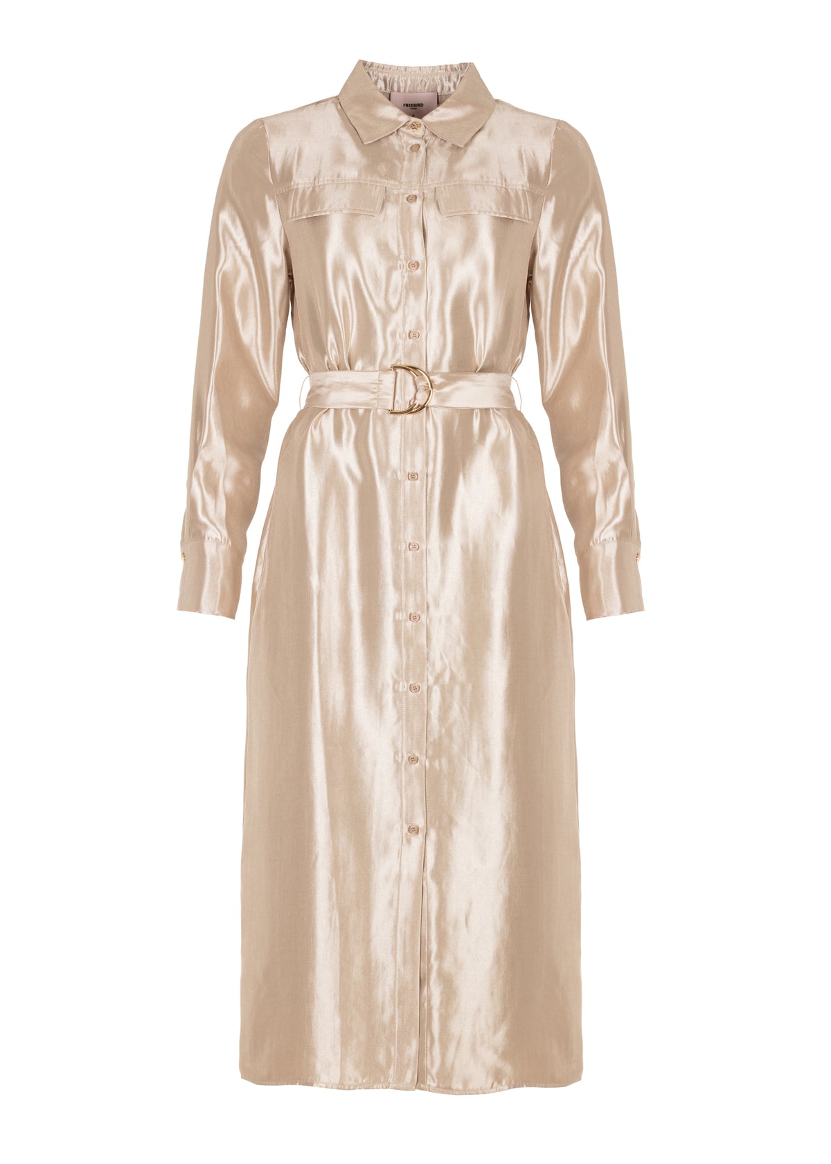 Doralee Midi Dress - Champagne