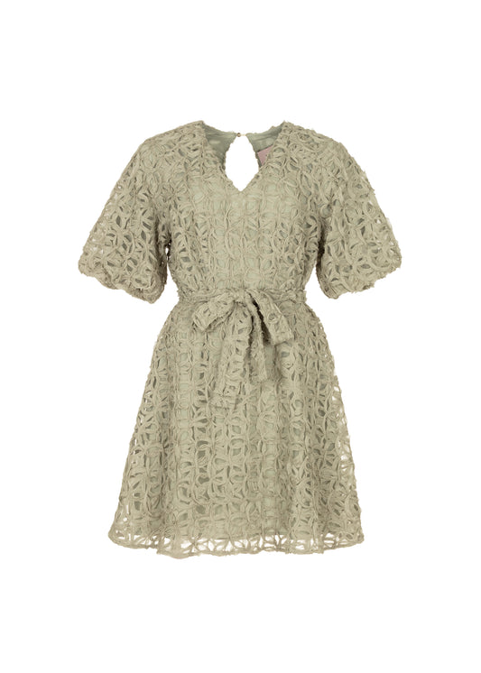 Dotti Textured Dress - Sage Green