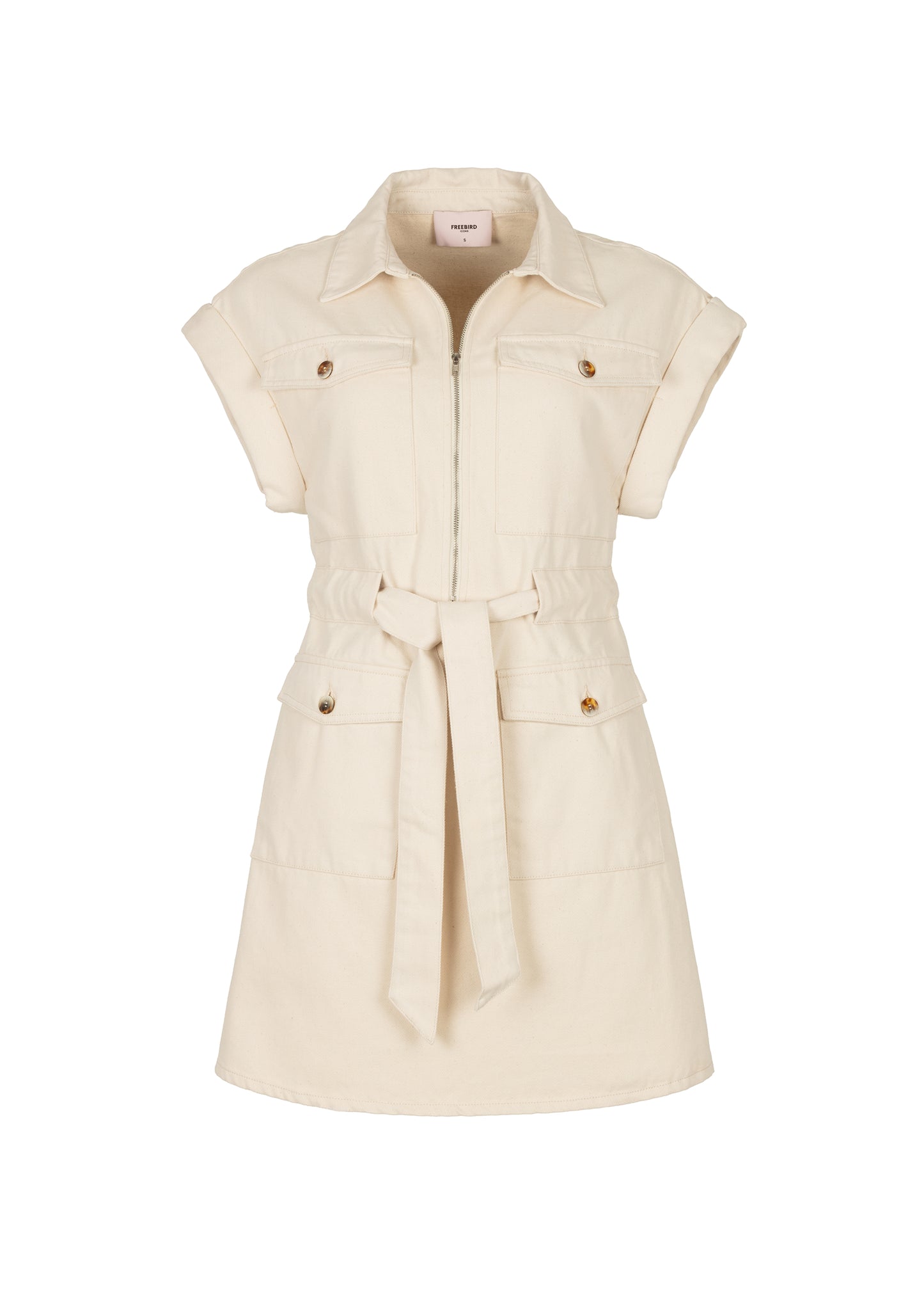 Dovine Cotton Dress - Vanilla Ice